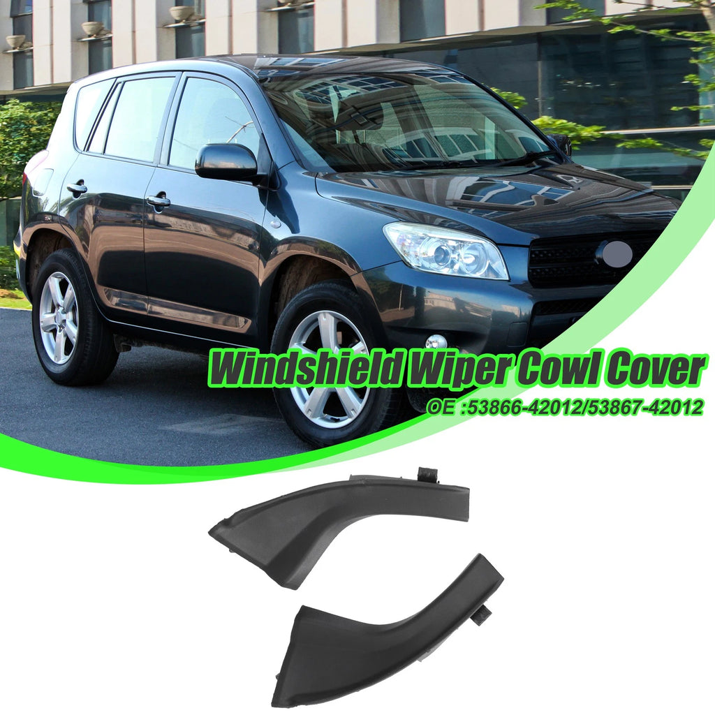 Cowl Extension Trim Cover Pair Front Left Right for Toyota RAV4 (2006–2012)