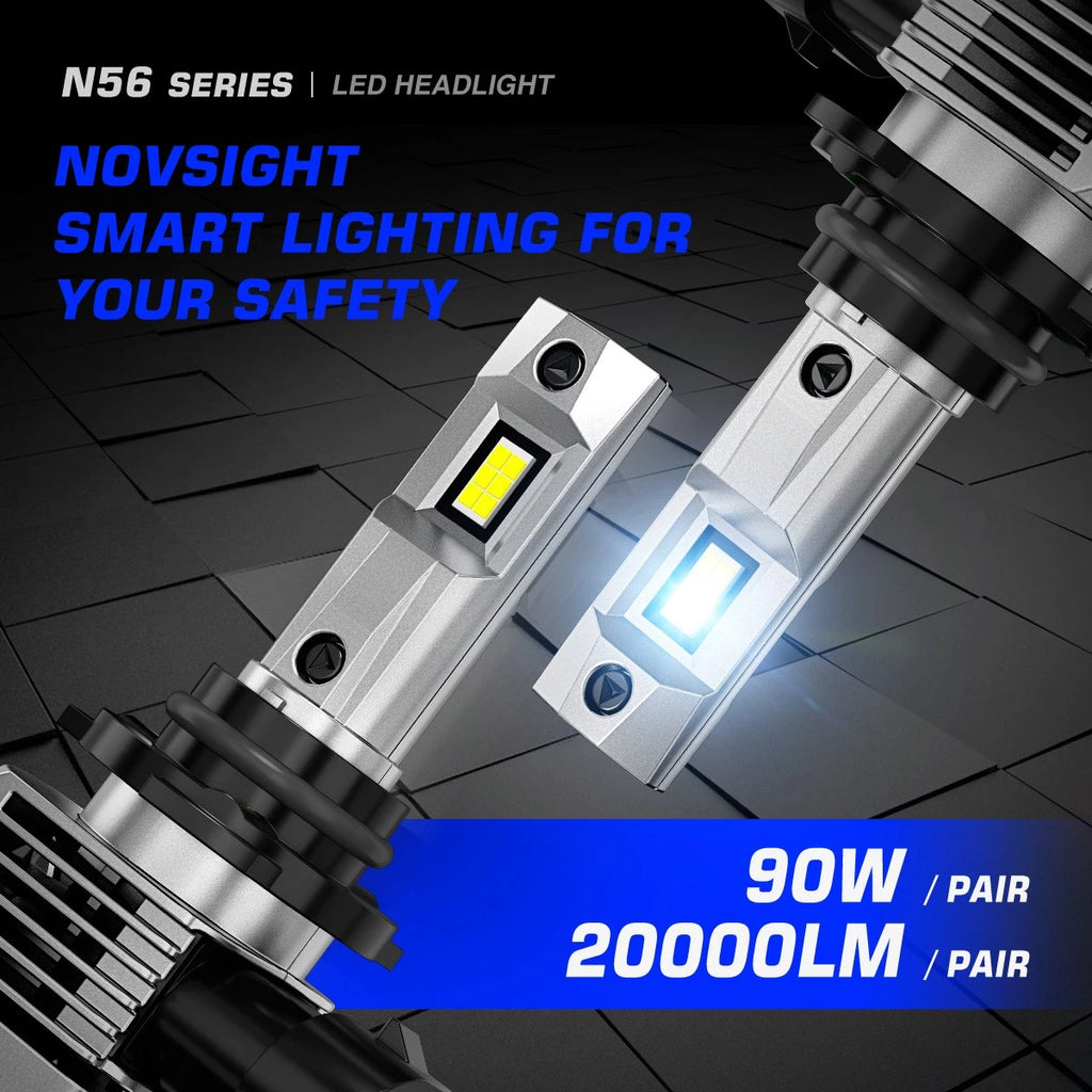 2X 9006 LED Headlight Bulbs Conversion Kit Low Beam 6500K 20000LM