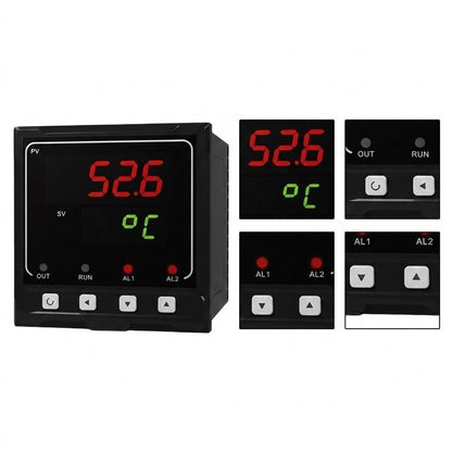 Industrial Temperature Controller MIK-1100 96x96mm Panel Mount 3-Digit