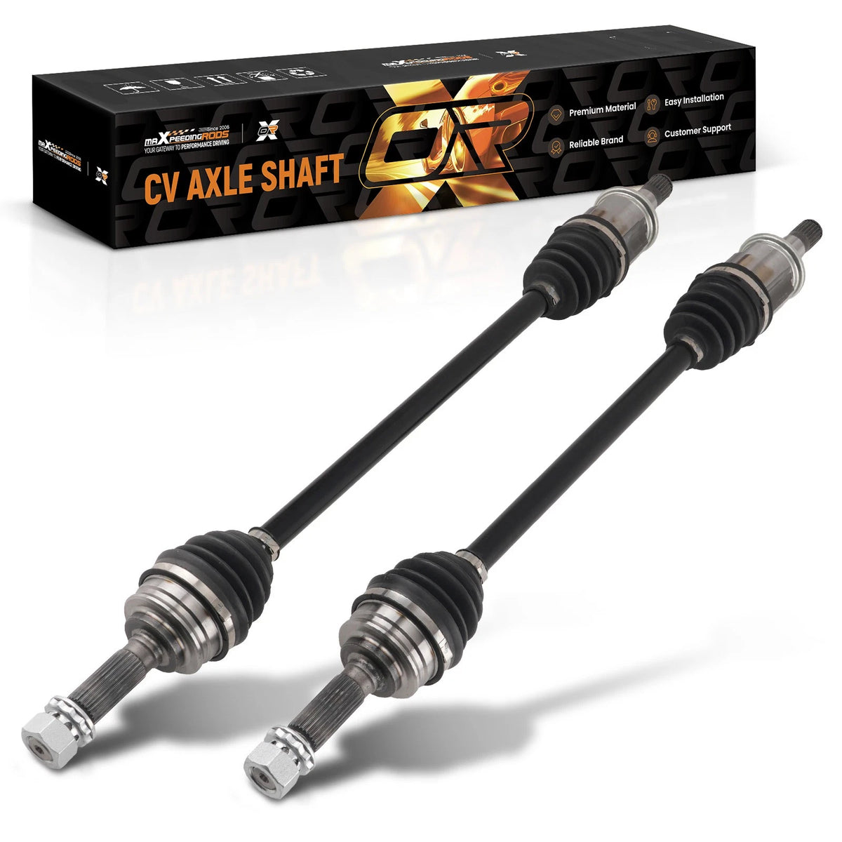 Set of 2 Rear CV Axle Shafts for Jeep Patriot (2007–2017)