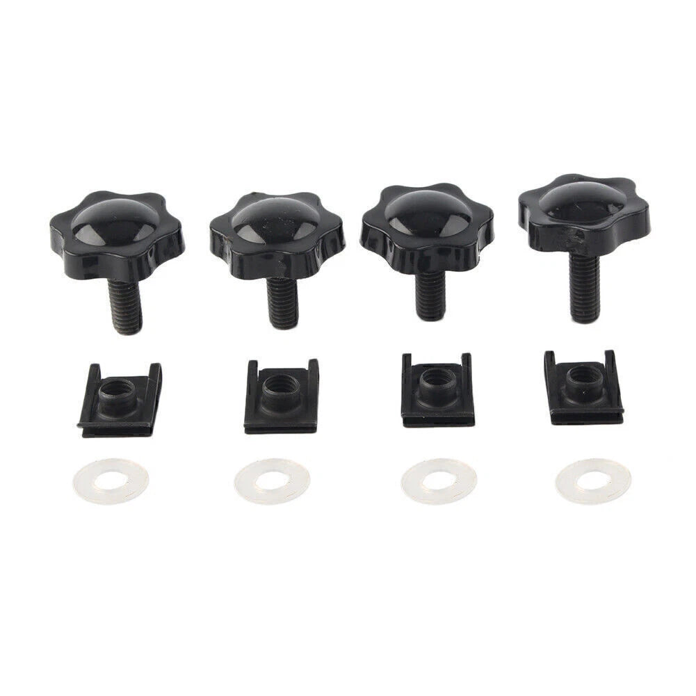 4pcs Saddlebag Lock Mounting Theft Deterrent Bolt Screw Fit Harley FLHT FLHTCU