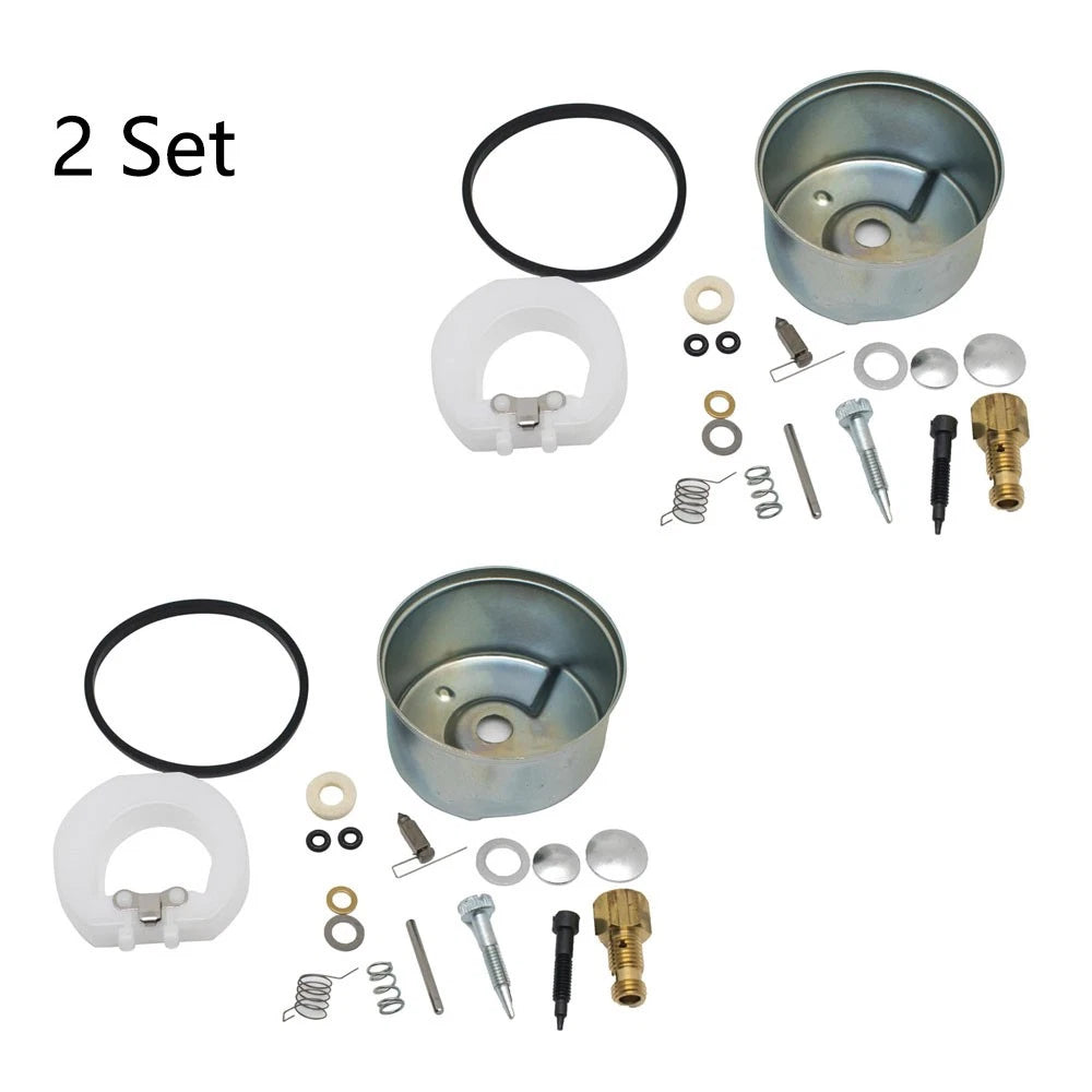 Set of 2 Carburetor Float Bowl Rebuild Kit for Tecumseh (632347, 632622, 632019A, 631700)