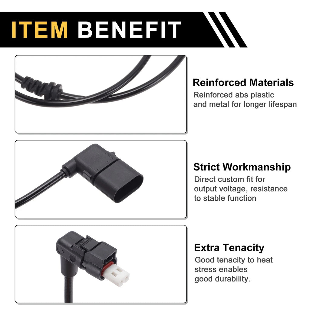 ABS Wheel Speed Sensor Left Front Replacement for Mercedes-Benz W213 (2016–2018)