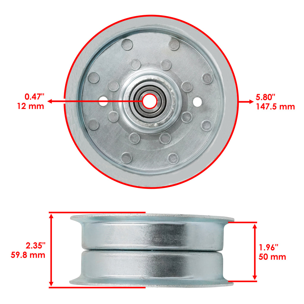 Deck Idler Pulley Replacement for Bad Boy Pups and Lightning Diesel (2010–2020)