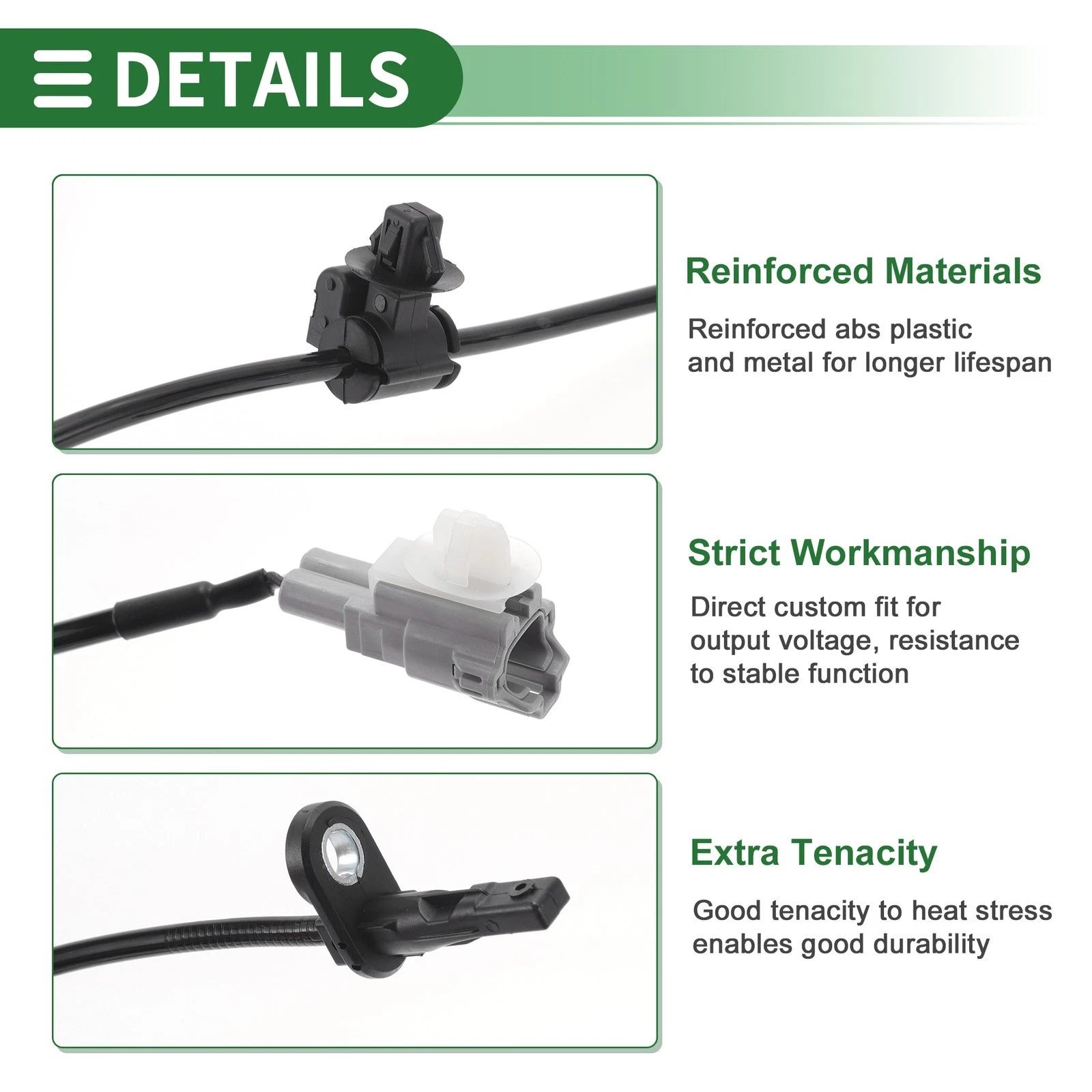 ABS Wheel Speed Sensor Rear Left for Subaru Legacy (2010–2014)