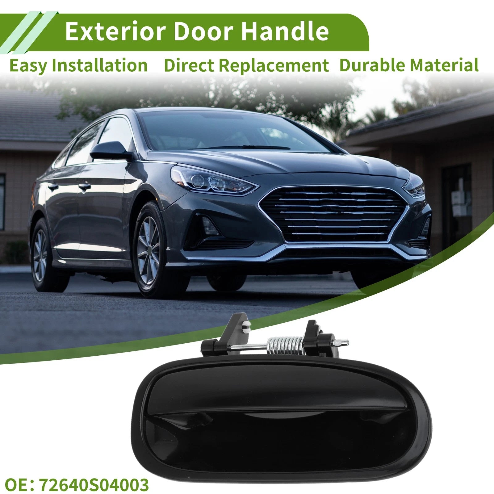 Exterior Door Handle Replacement Rear Right for Honda Civic (1996–2000)
