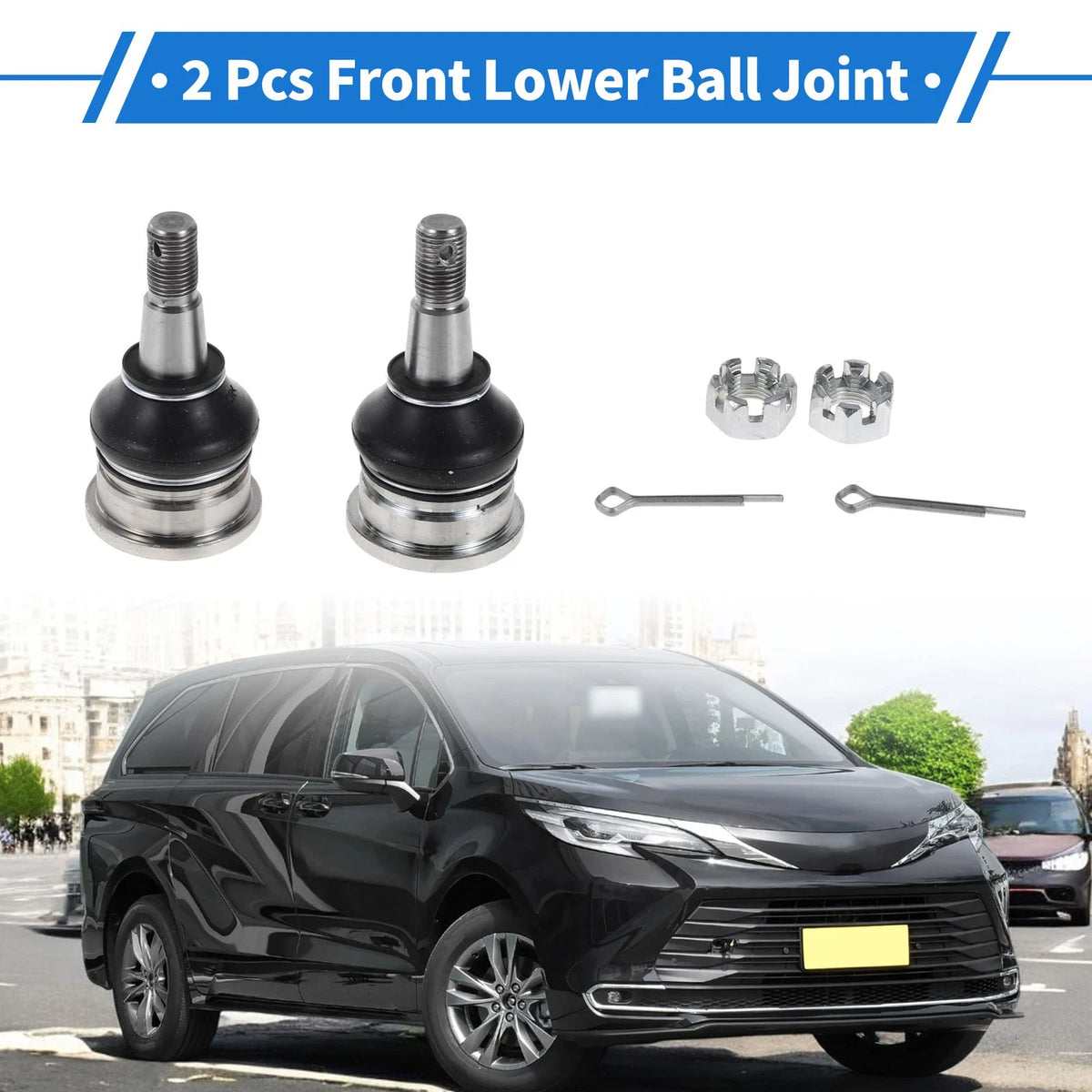2X Front Lower Ball Joints for Toyota Yaris (1999–2005) No. 4330859095
