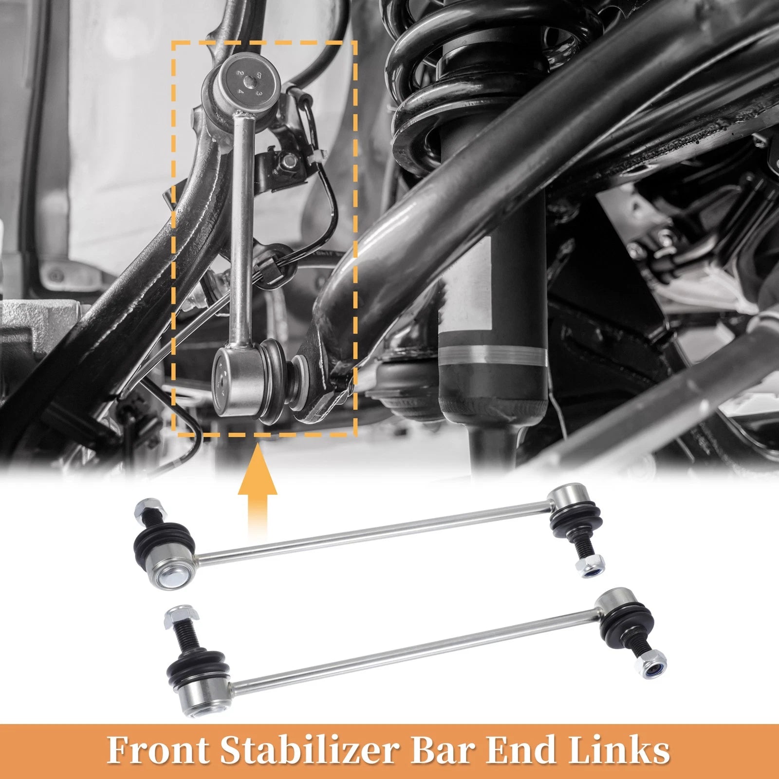 2pcs Front Stabiliser Sway Bar Link Replacement for Chevrolet Captiva Sport (2012–2015)