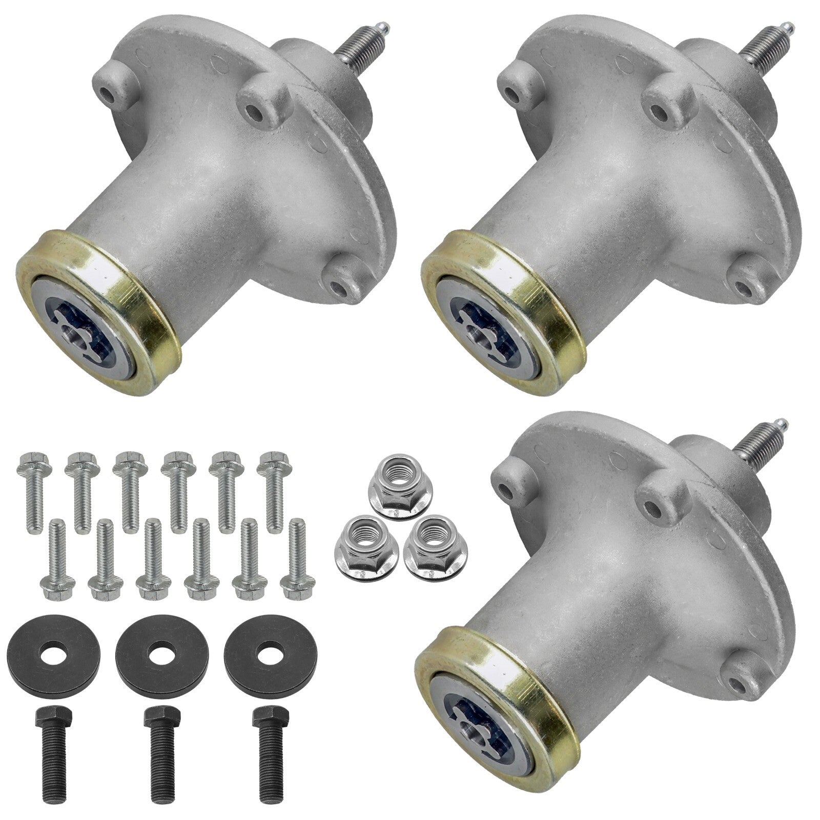 3 Spindle Assembly Replacement for Husqvarna MZ48 MZ52 MZ5225 (2002–2008)
