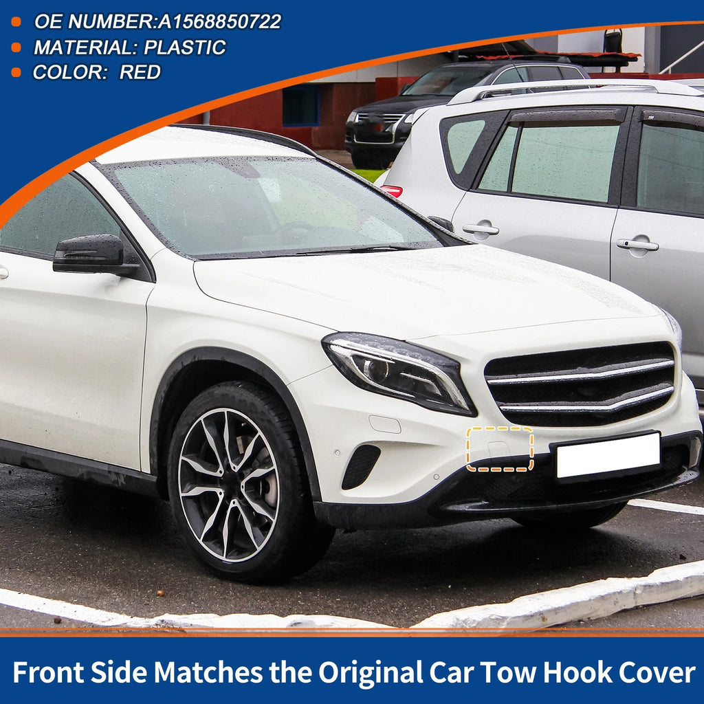 Front Tow Hook Cover Replacement for Mercedes-Benz GLA X156 (2014–2019)
