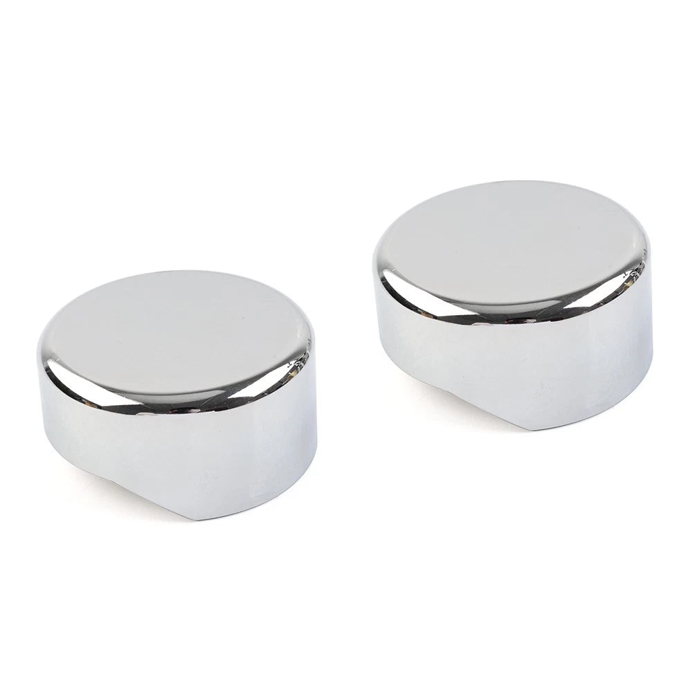 Chrome Upper Fork End Caps for Harley Softail Breakout FXBR FXBRS (2018–2023)
