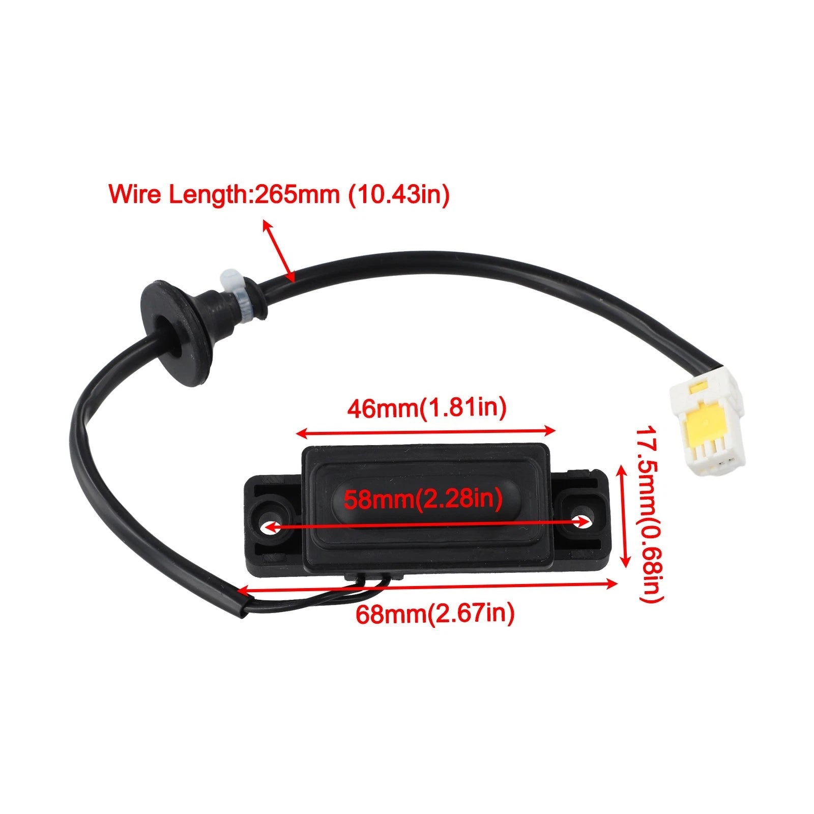 Rear Tailgate Release Switch for Suzuki SX4 (2007–2014)