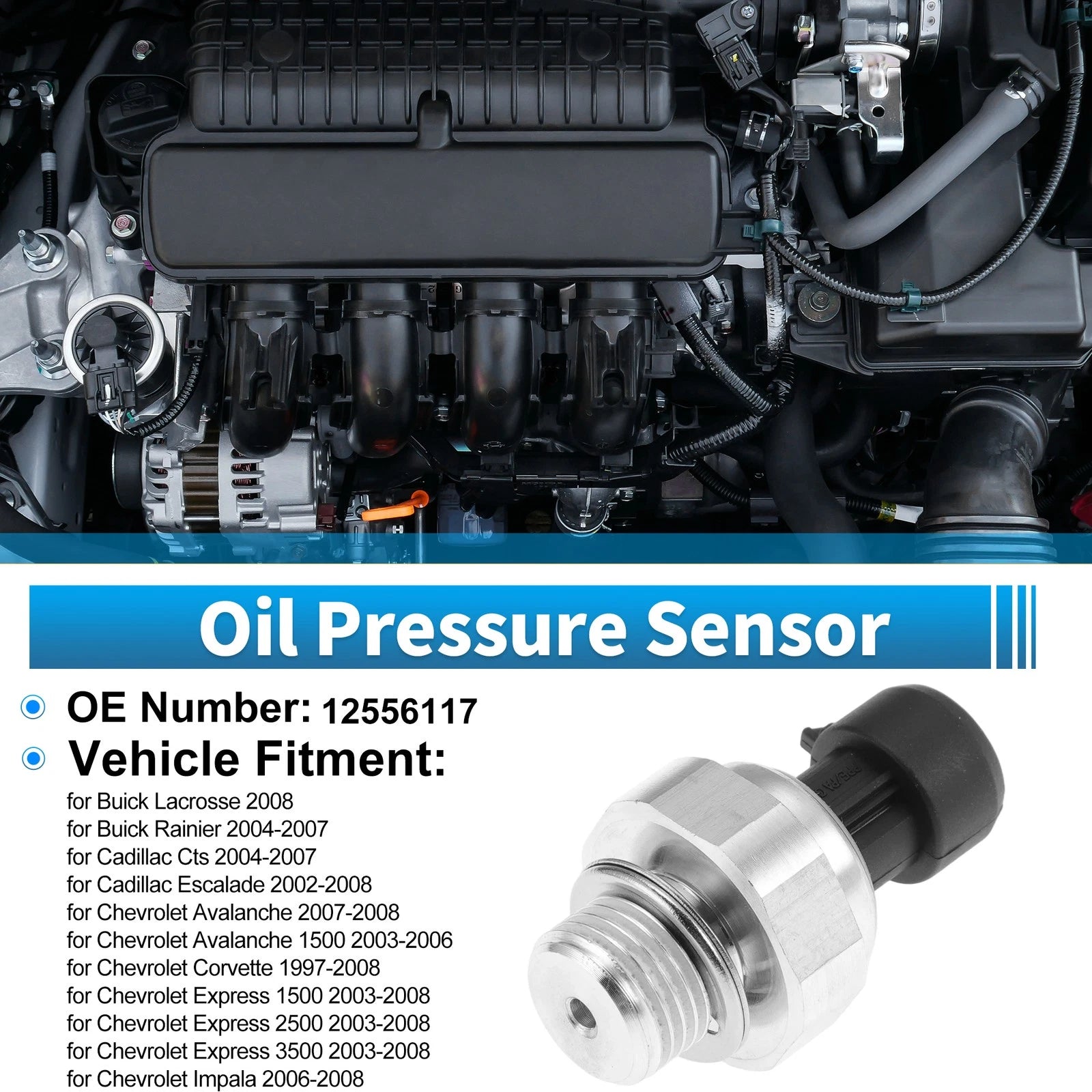 Engine Oil Pressure Sensor Replacement for Buick LaCrosse (2008–2009)