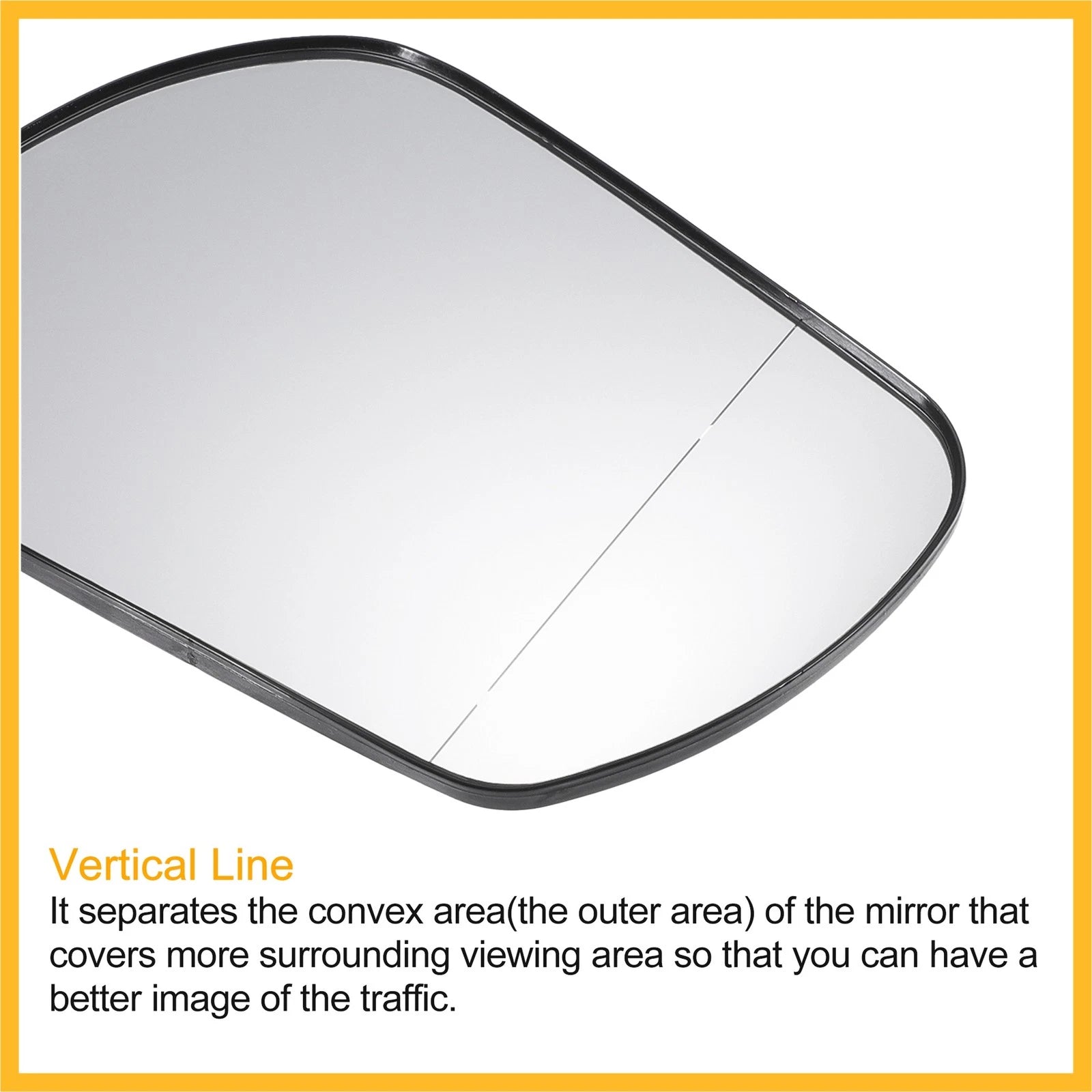 Left Driver Side Mirror Glass w/ Backing Plate for Mazda 3 6 (2004–2023)