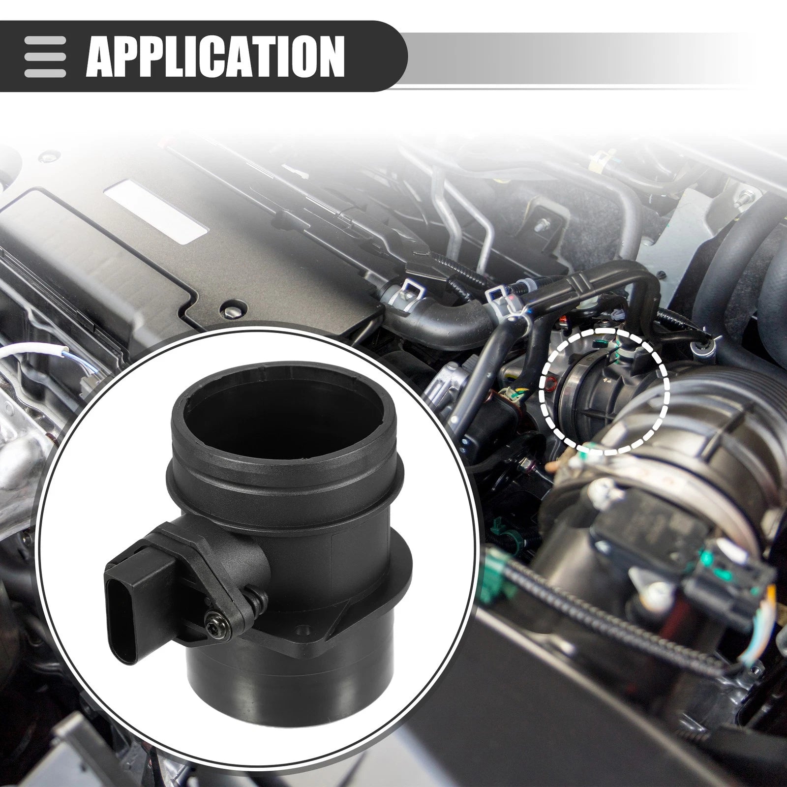 Air Flow Sensor Meter Replacement for Volkswagen Golf 1999–2005