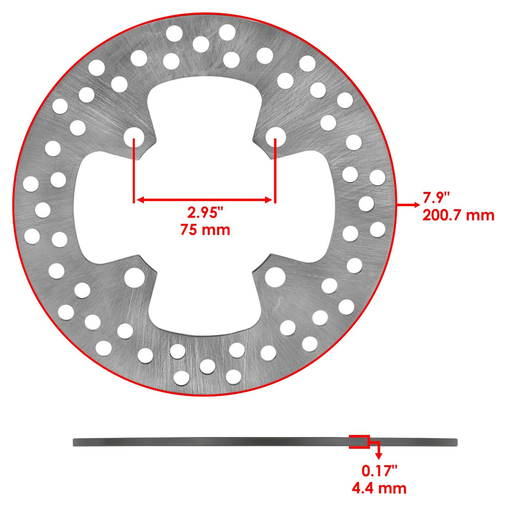 Front Disc Stud Bolt for Kawasaki Brute Force 650 KVF650 (2006–2013)