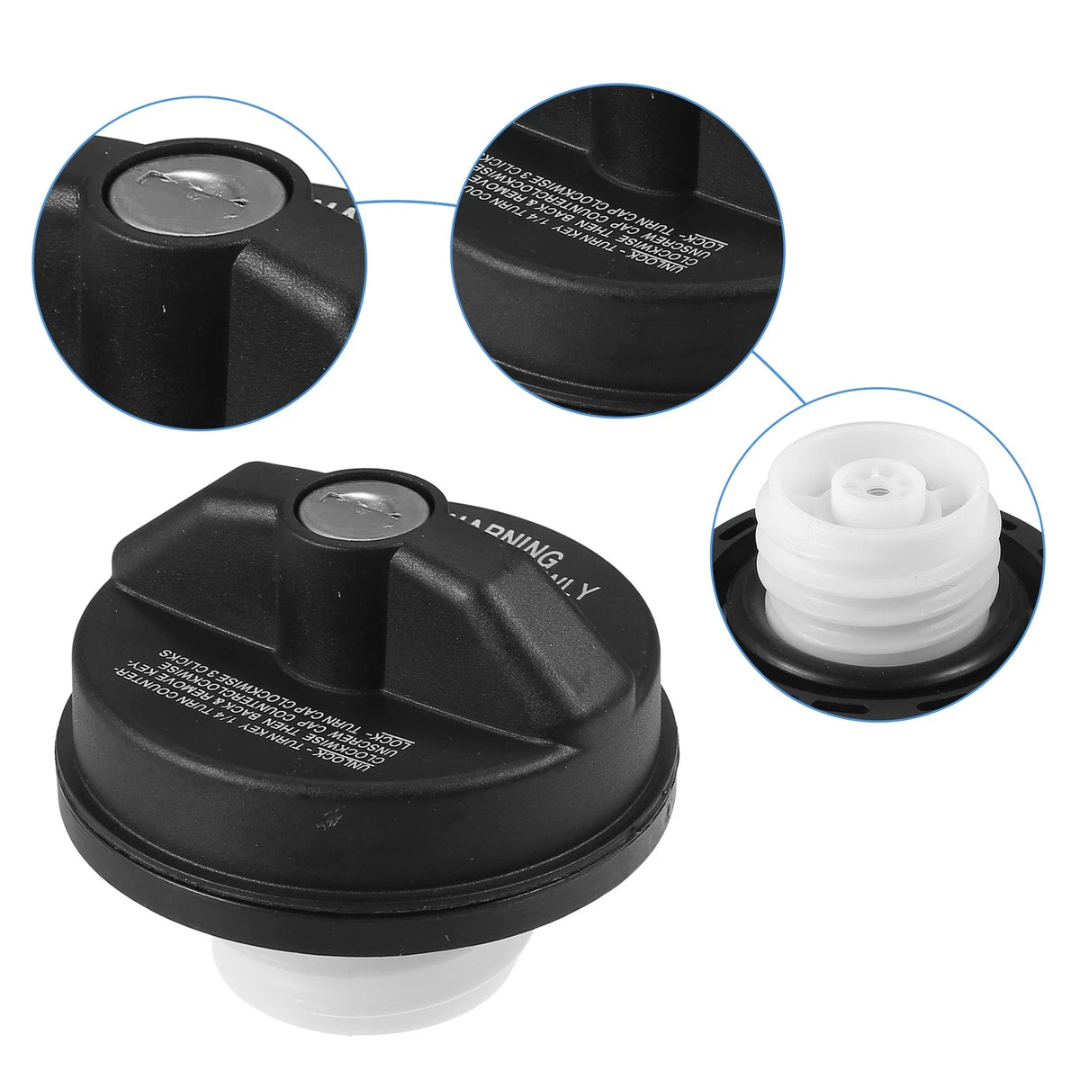 Fuel Tank Filler Cap Cover Replacement for Ram 1500 2500 3500 (2011–2016)