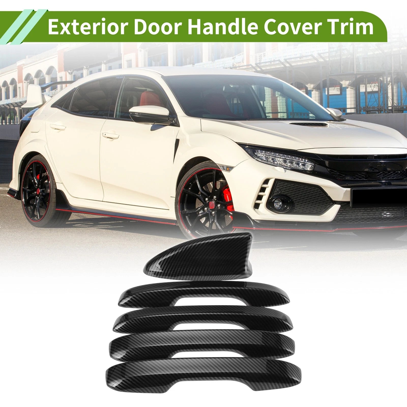Door Handle Cover Front Rear Replacement for Honda Civic 11th (2022–2026)
