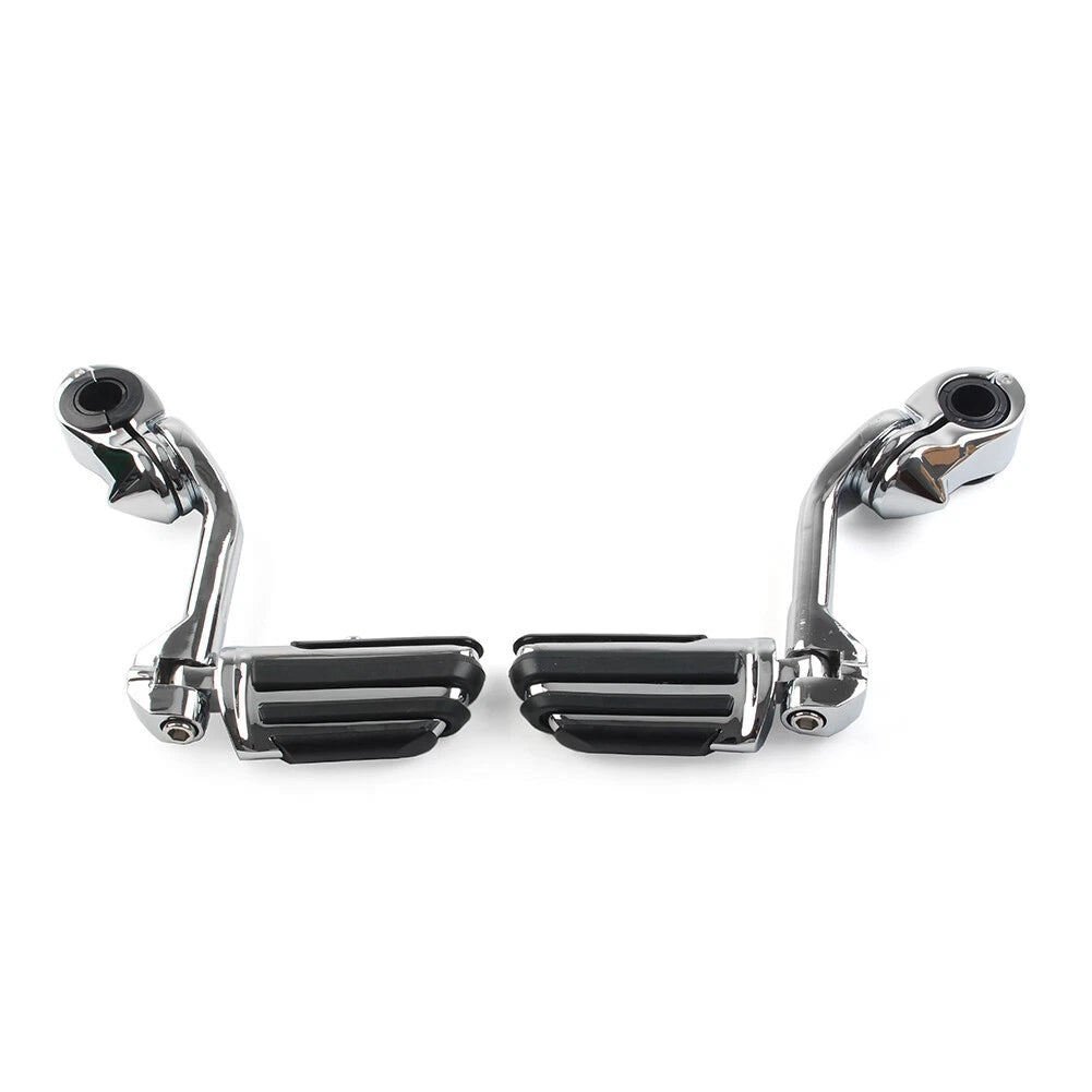 1-1/4" Highway Engine Guard Long Angled Foot Pegs for Harley Iron XL (2014–2023)