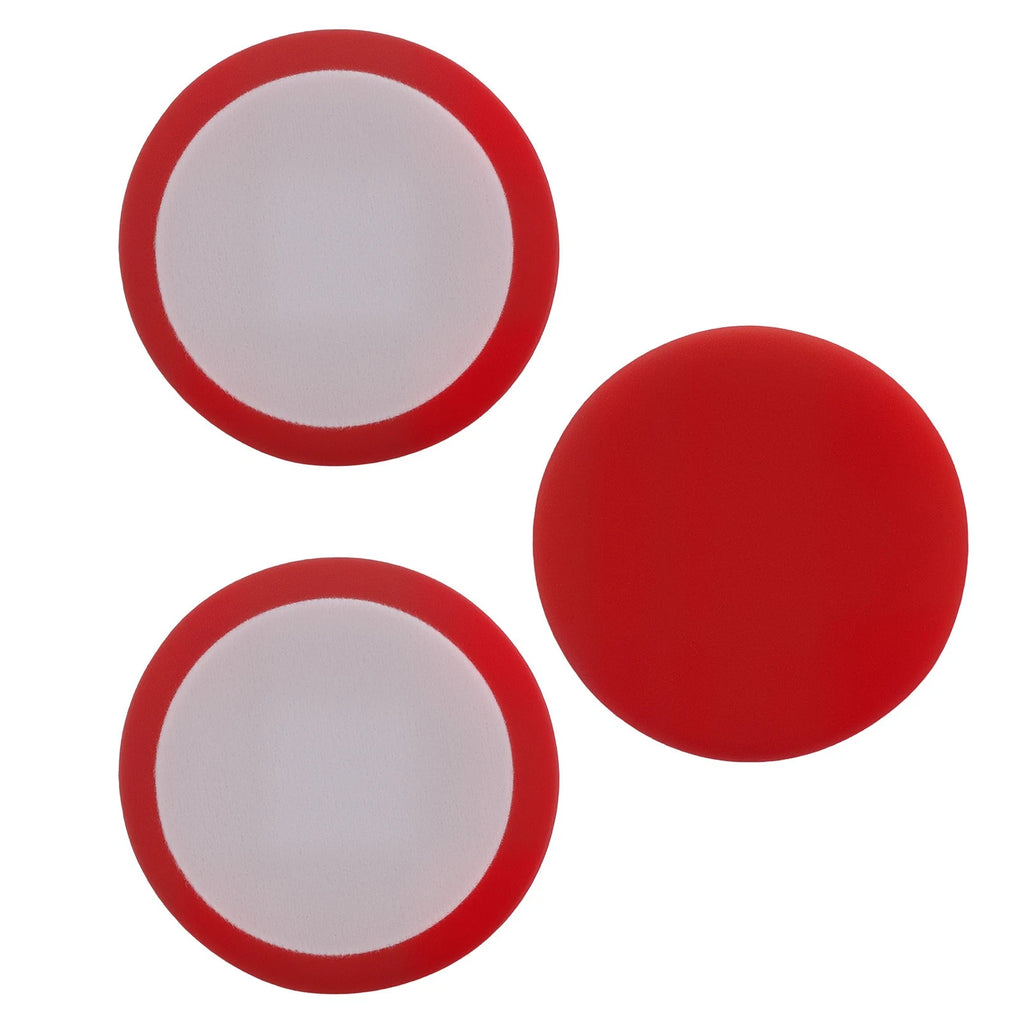 3-Inch Coarse Foam Buffing Pads for Polishing Machine (3 Pack)