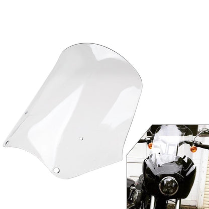 15" Clear Front Windshield for Harley Dyna Low Rider Fat Street Bob (2006–2017)