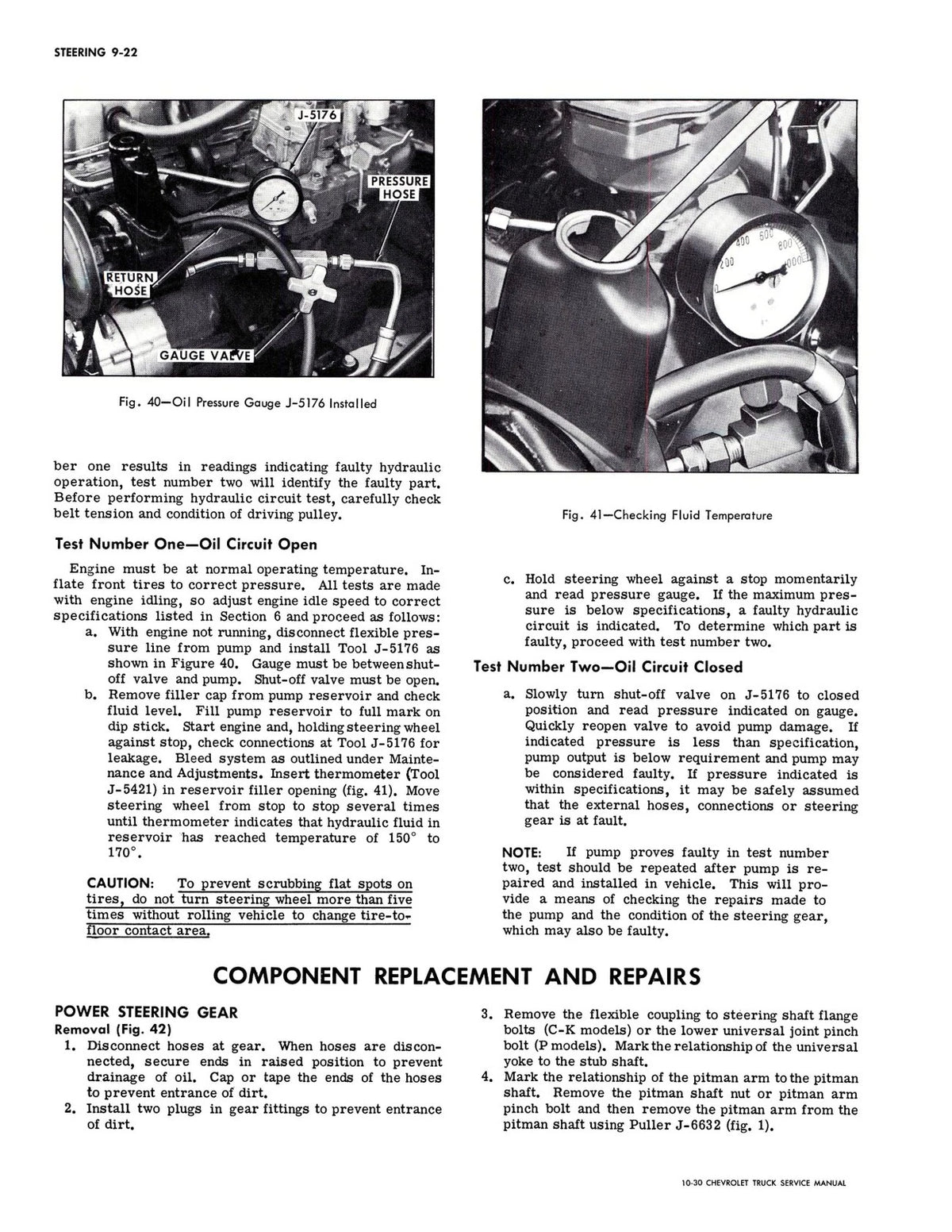 Service Manual for Chevrolet Truck Series 10-30 (1971)