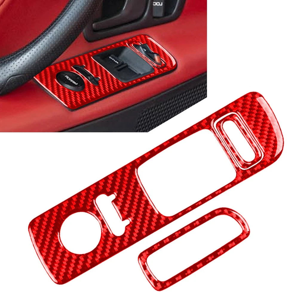 Window Control Cover Trim for Honda S2000 (2000–2009) LHD Red