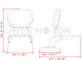 Detachable Sissybar Backrest Luggage Rack for Harley Softail (2006–Present)