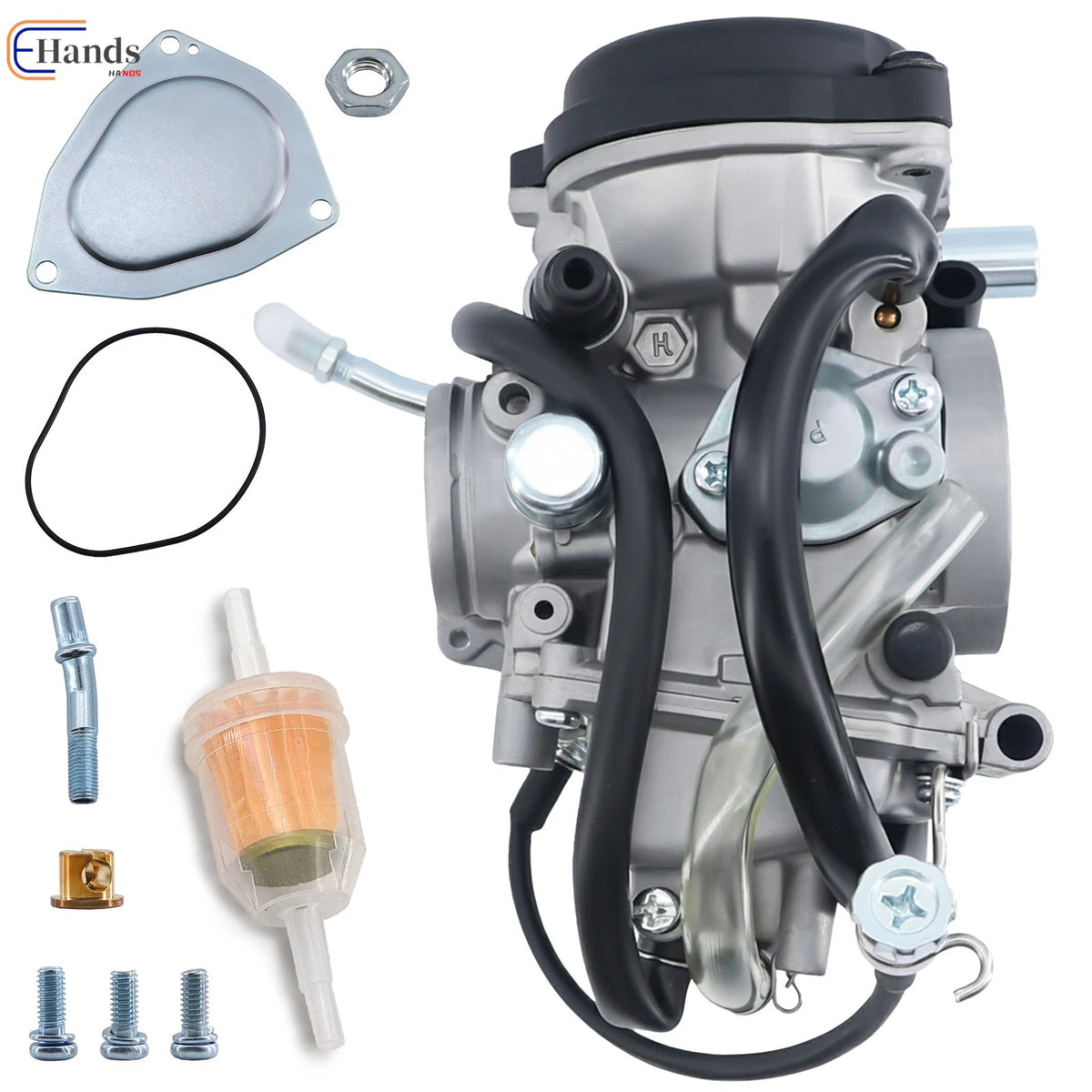 Carburetor with Pipe for Yamaha Big Bear 400 YFM400 (2000–2006)