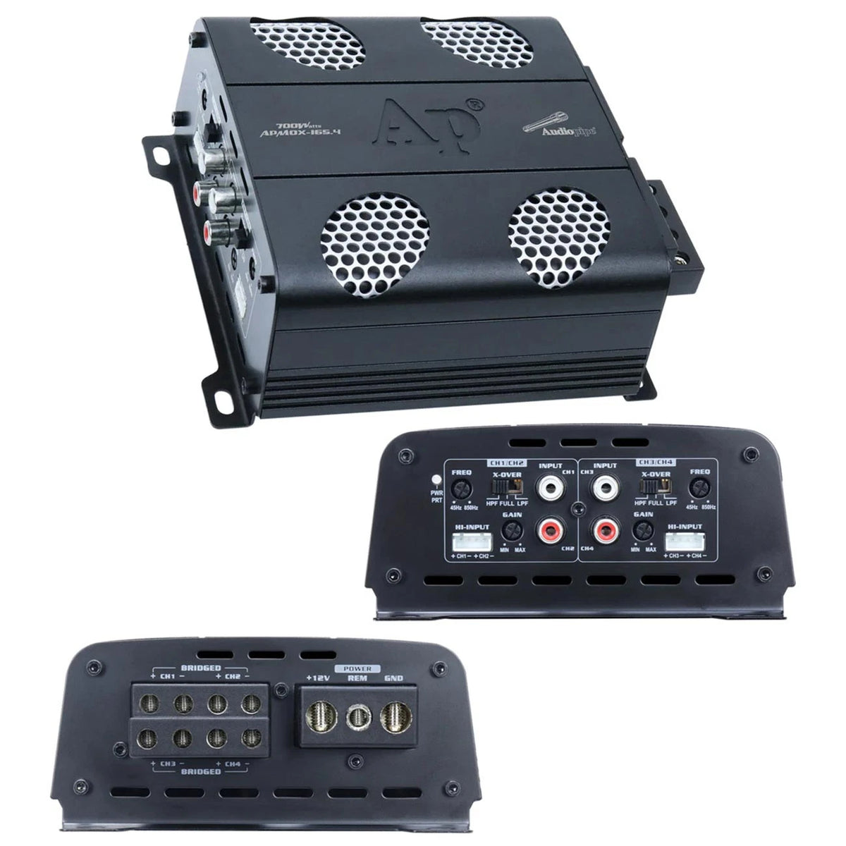 4 Channel Compact Amplifier for Audiopipe APMOX1654 (700 Watts)