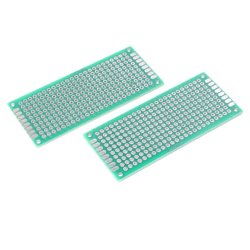 2X Double Side Prototype PCB Breadboard Module yf 3x7cm