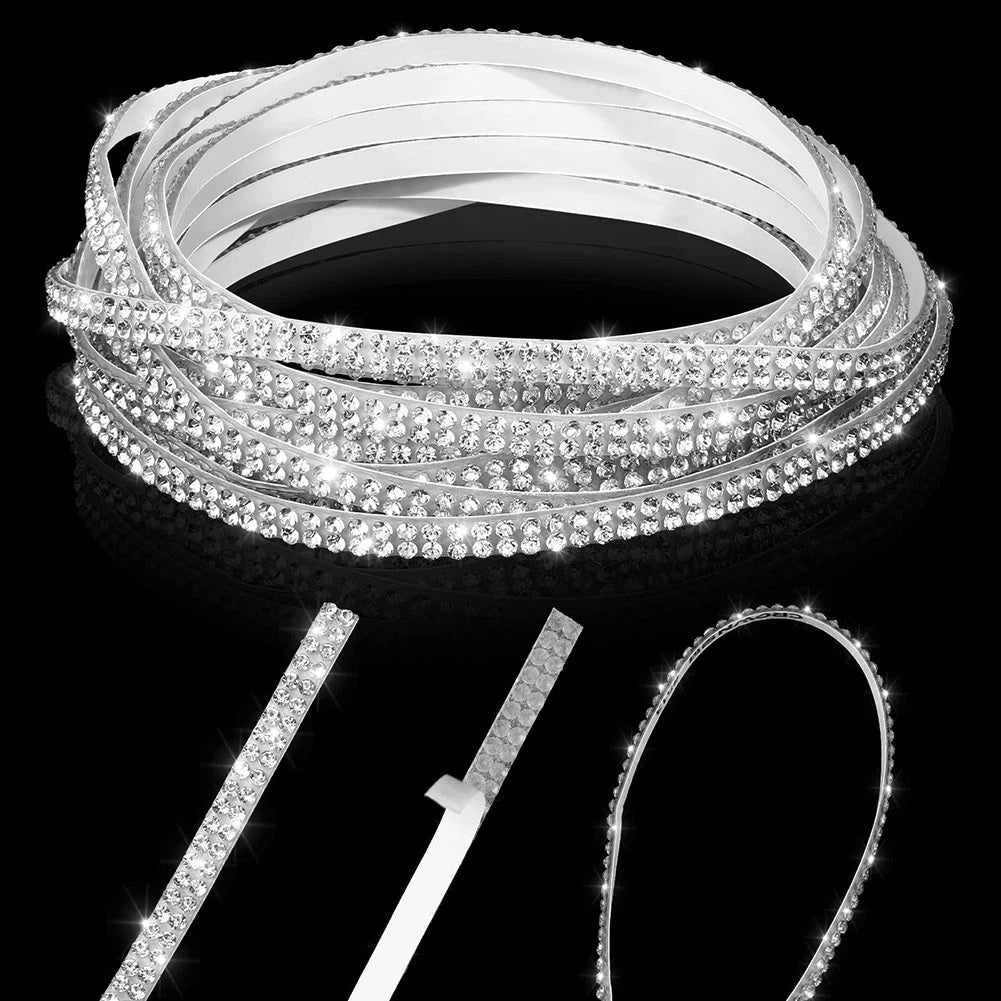 Rhinestone Trim Tape for Upscale Car Interior Decoration