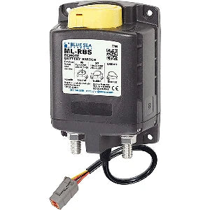 Blue Sea 7700100 ML Solenoid for 12V Systems (500A) with Manual Control