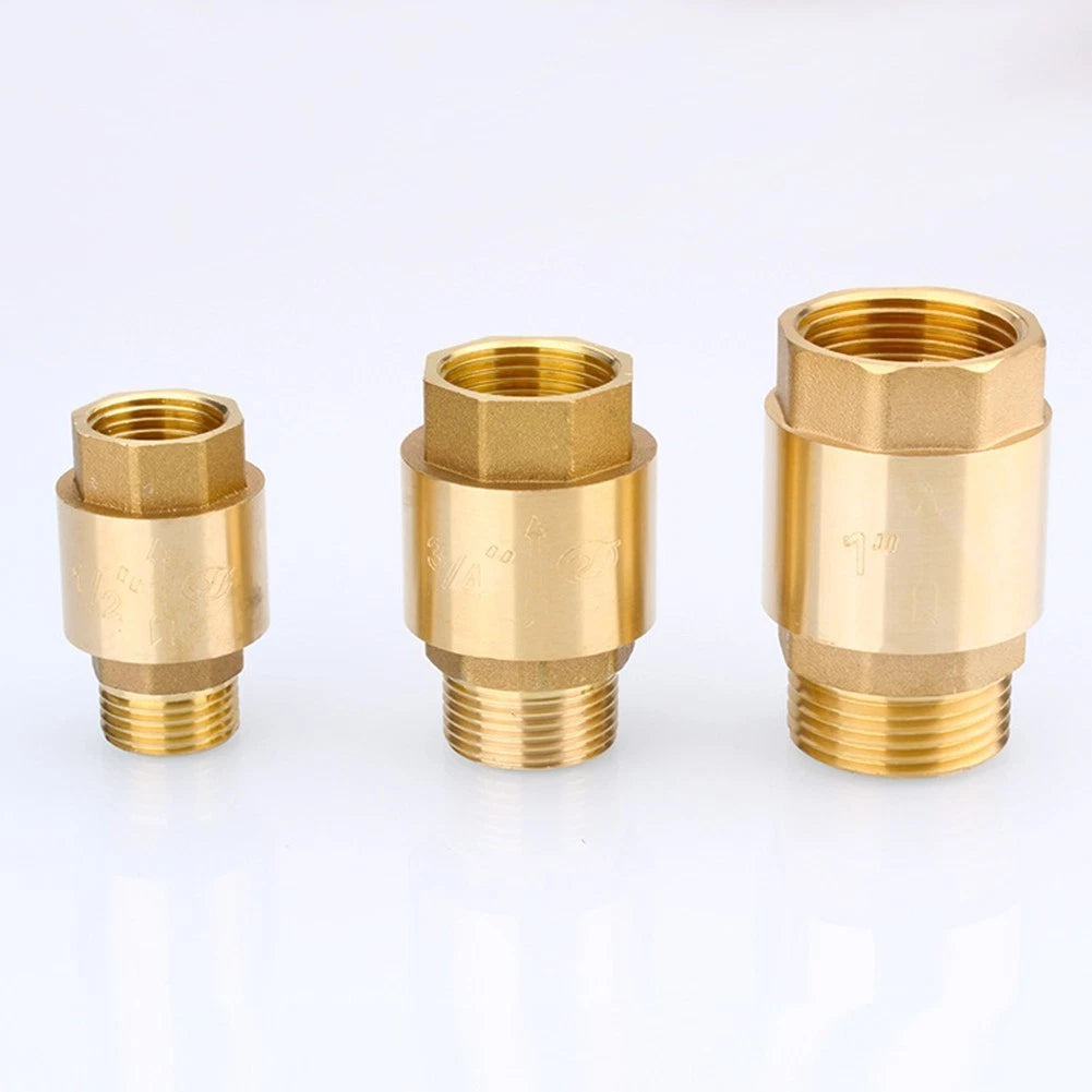 Brass Check Valve for Backflow Prevention (High Pressure Systems)