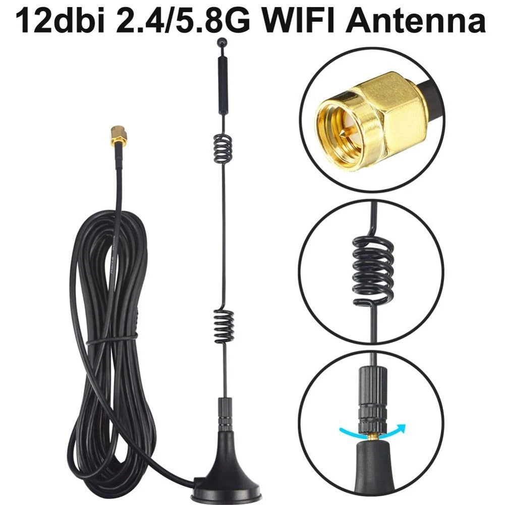 Dualband Antenna for SMA with 300cm Connection Line
