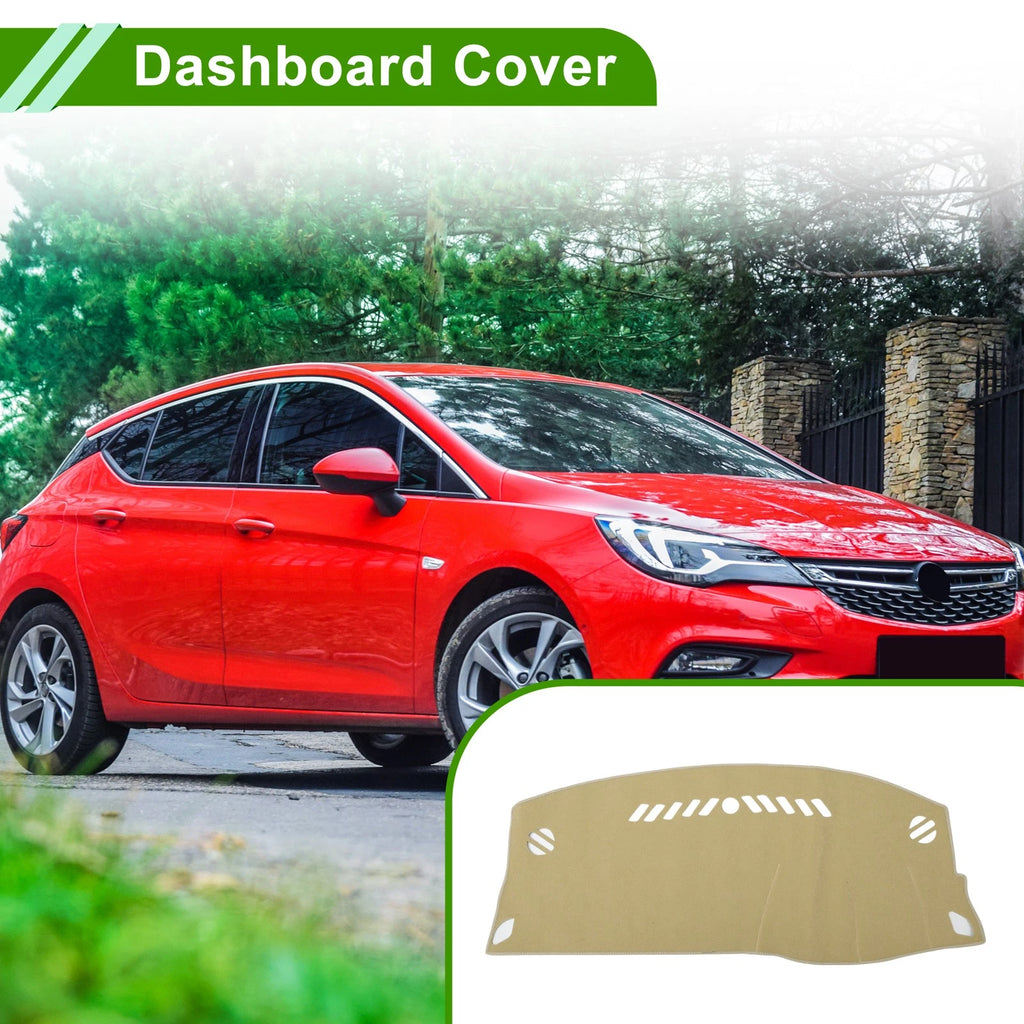 Dashboard Cover for Opel Astra K (2016–2019) Polyester Beige