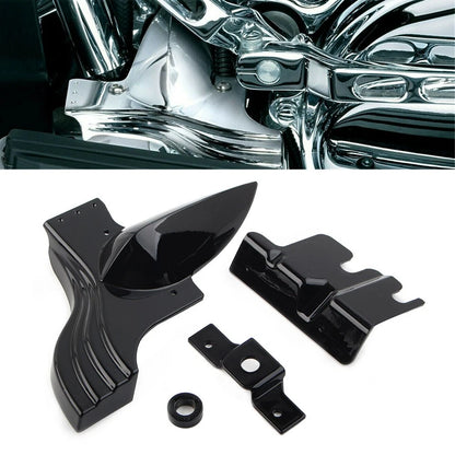 Lower Front Frame Cover for Harley Touring (1991–2020) Tri Glide (2009–2013) Black