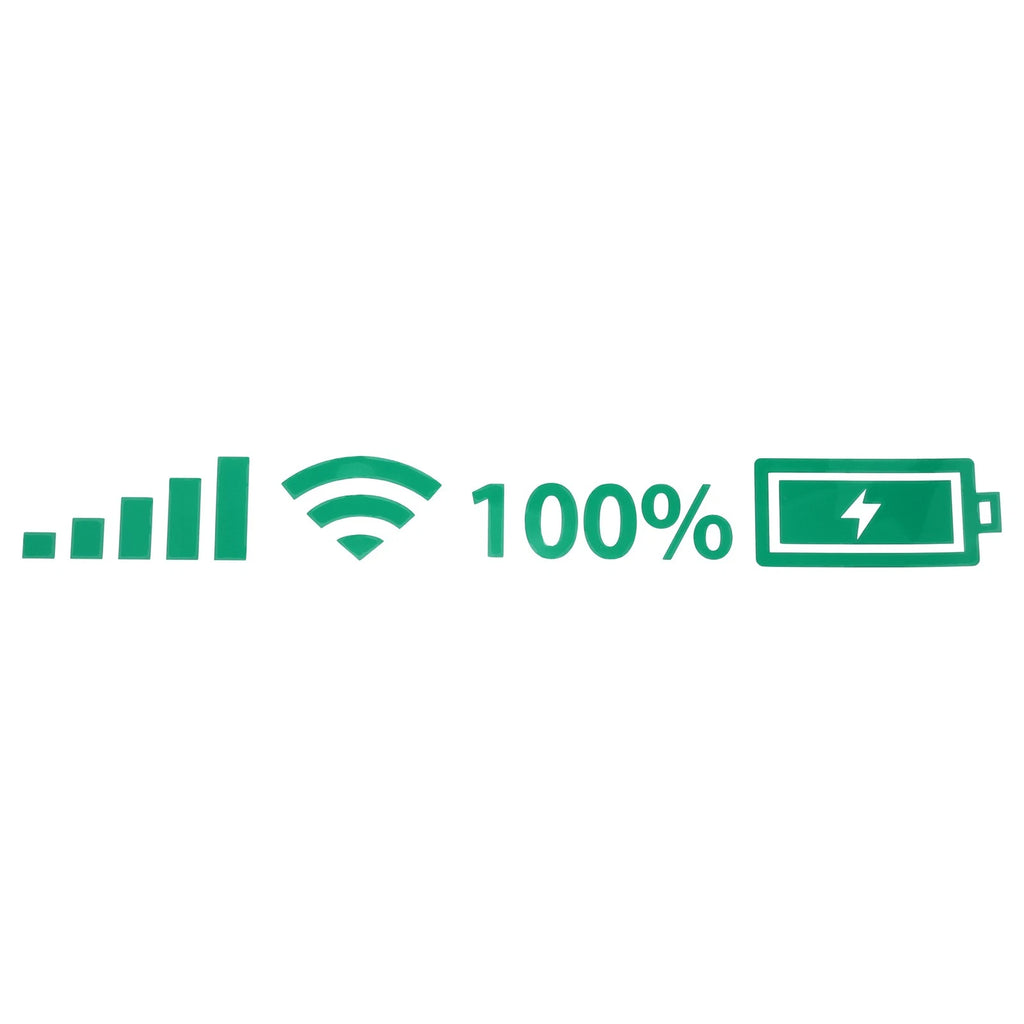 Reflective Bumper Decal for WiFi Signal Dashboard (2010–2023)