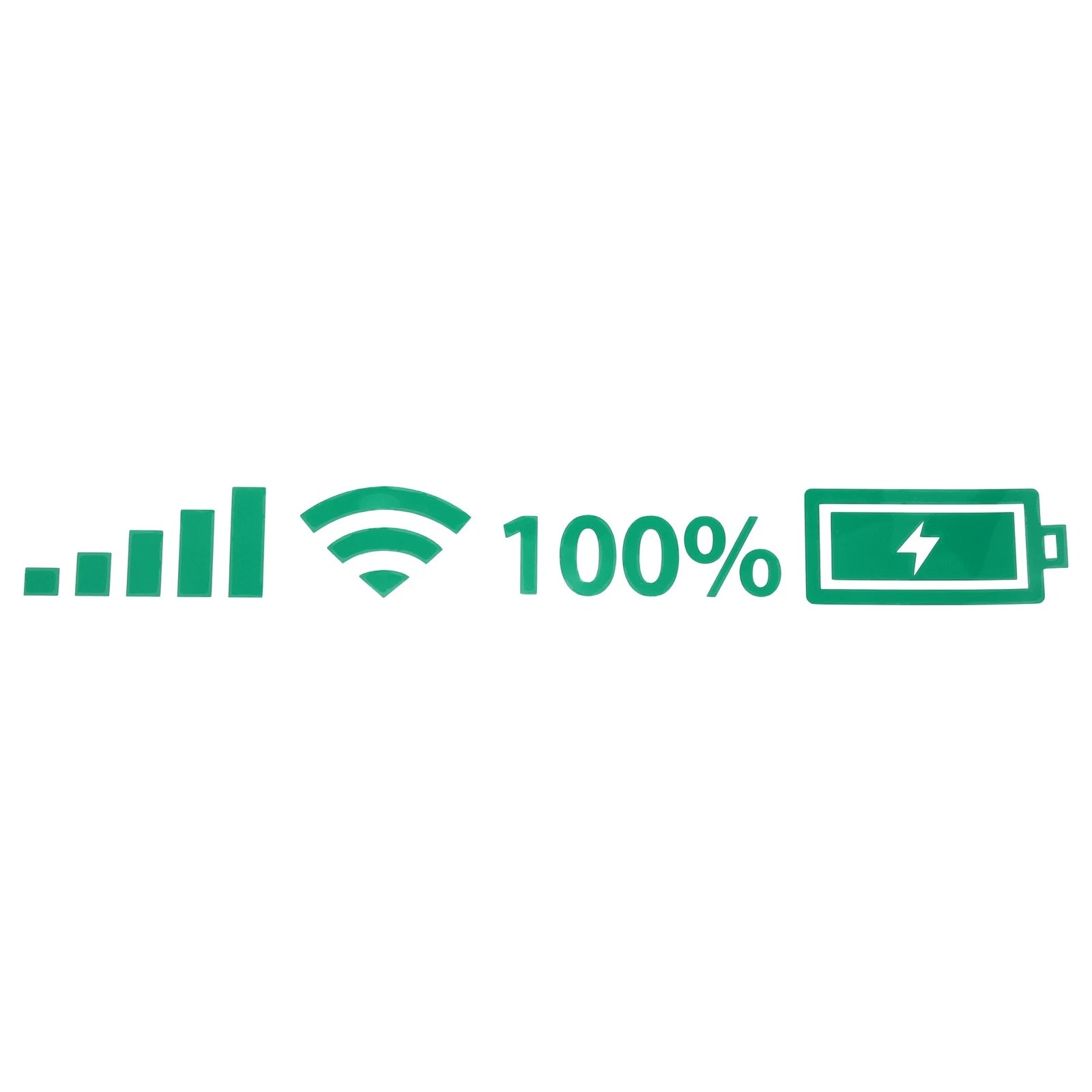 Reflective Bumper Decal for WiFi Signal Dashboard (2010–2023)