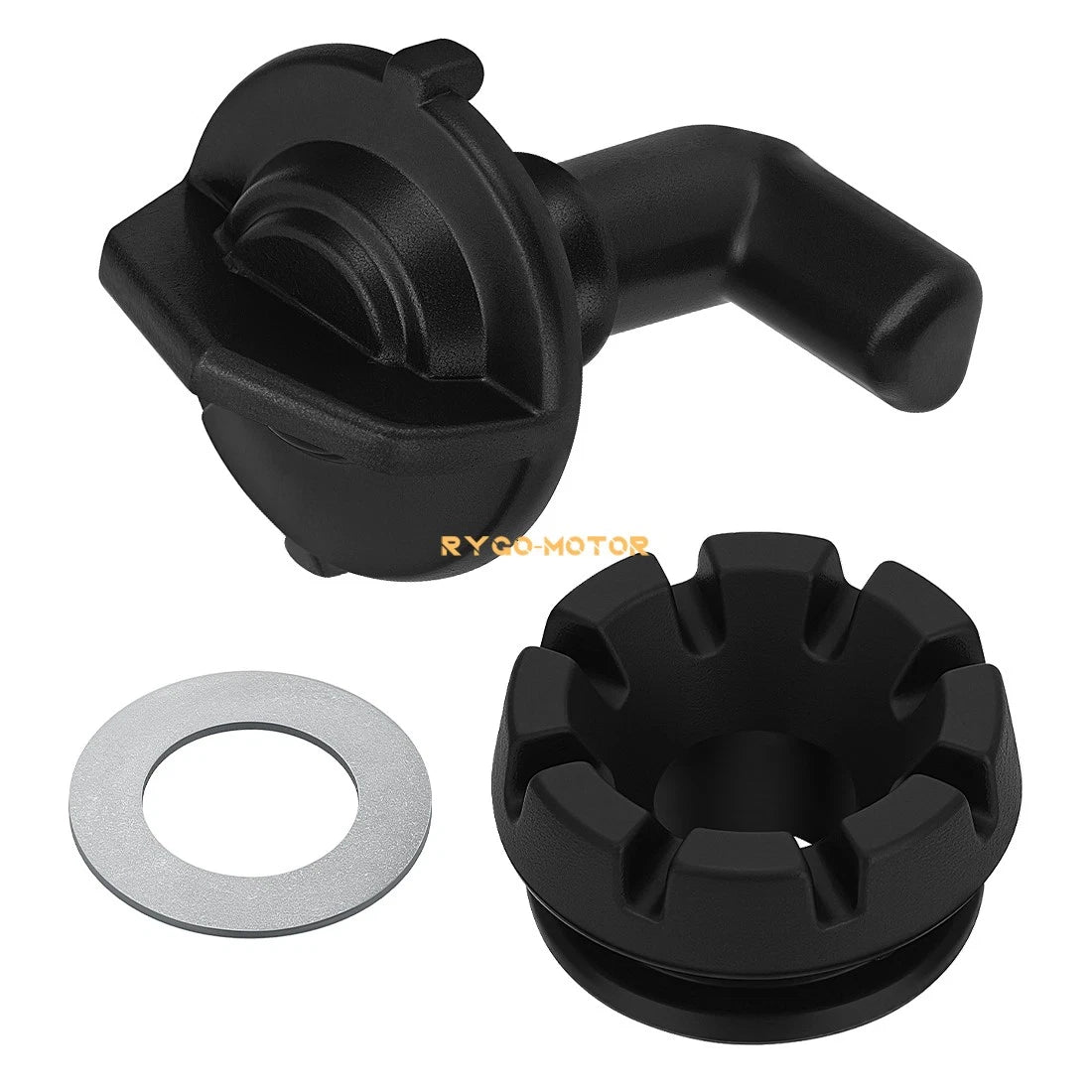 1/4 Turn Hood Latch Set with Rubber Grommet & Washer for Polaris RZR 570 800 900 XP (2010–2021)