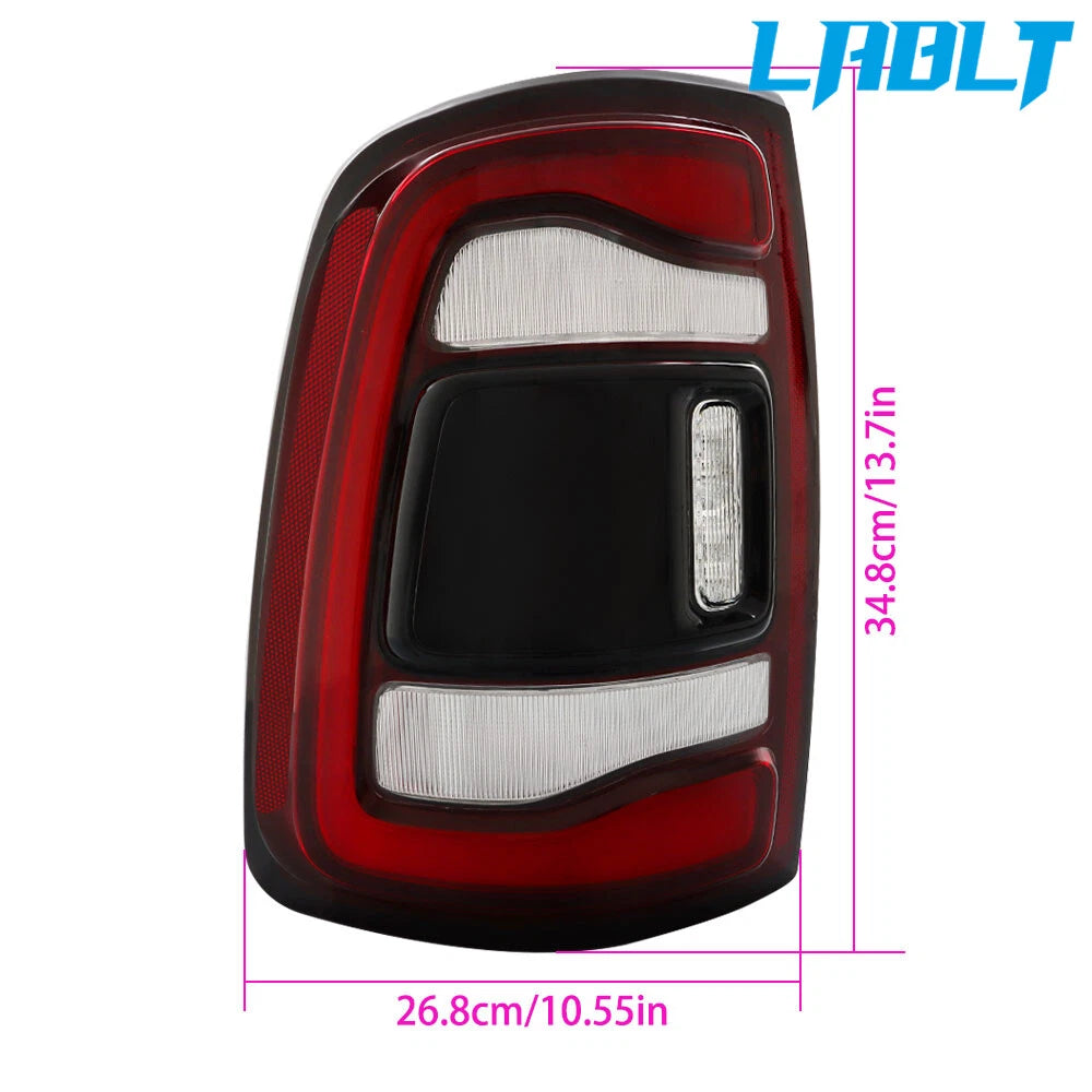 Left Driver Side Tail Light Lamp LED for Ram 2500 (2019–2022)