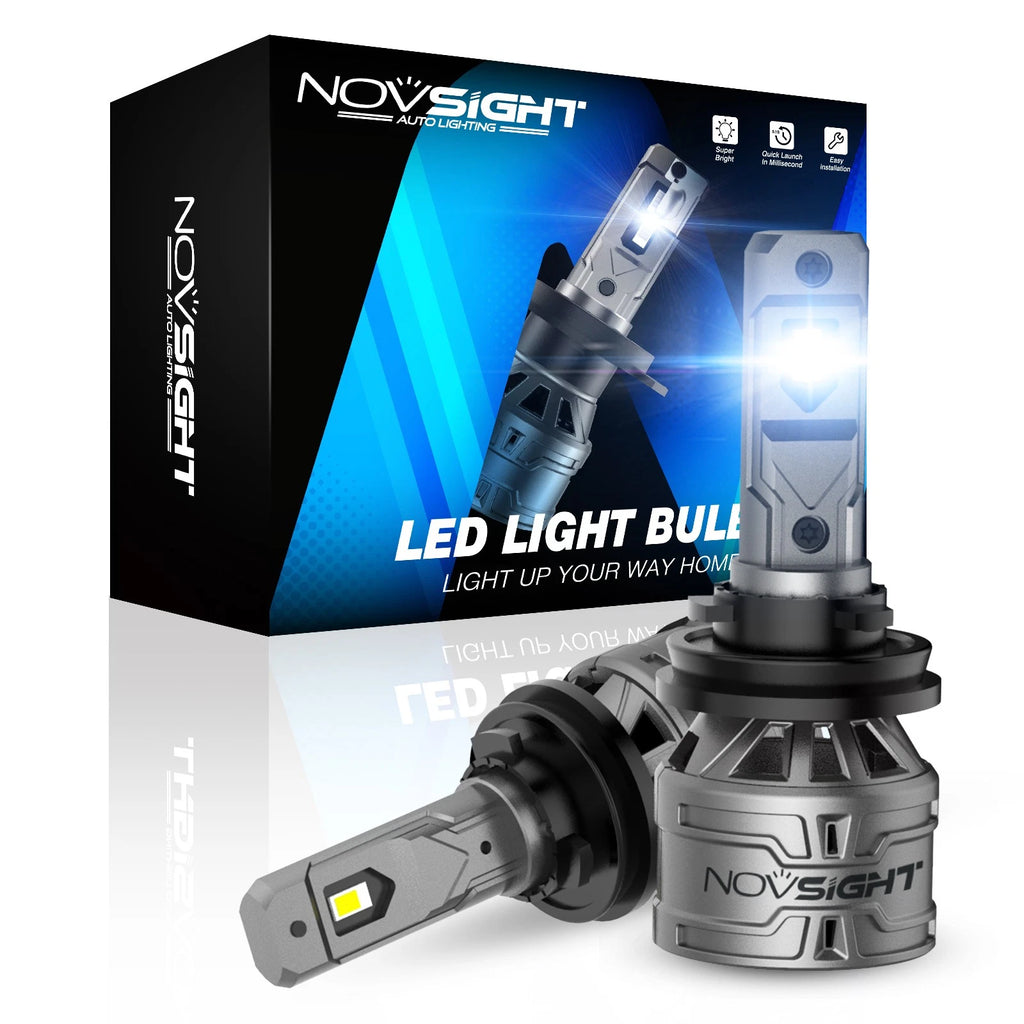 2X 9012 LED Headlight Bulbs for 13000LM 6500K