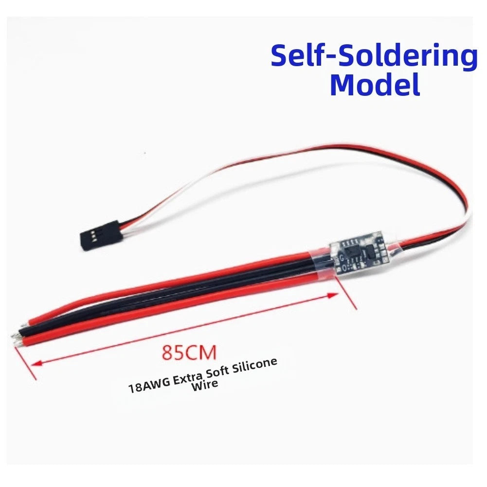 PWM Remote Electronic Switch for UAV Applications (8A 17A) - ABS Red Housing