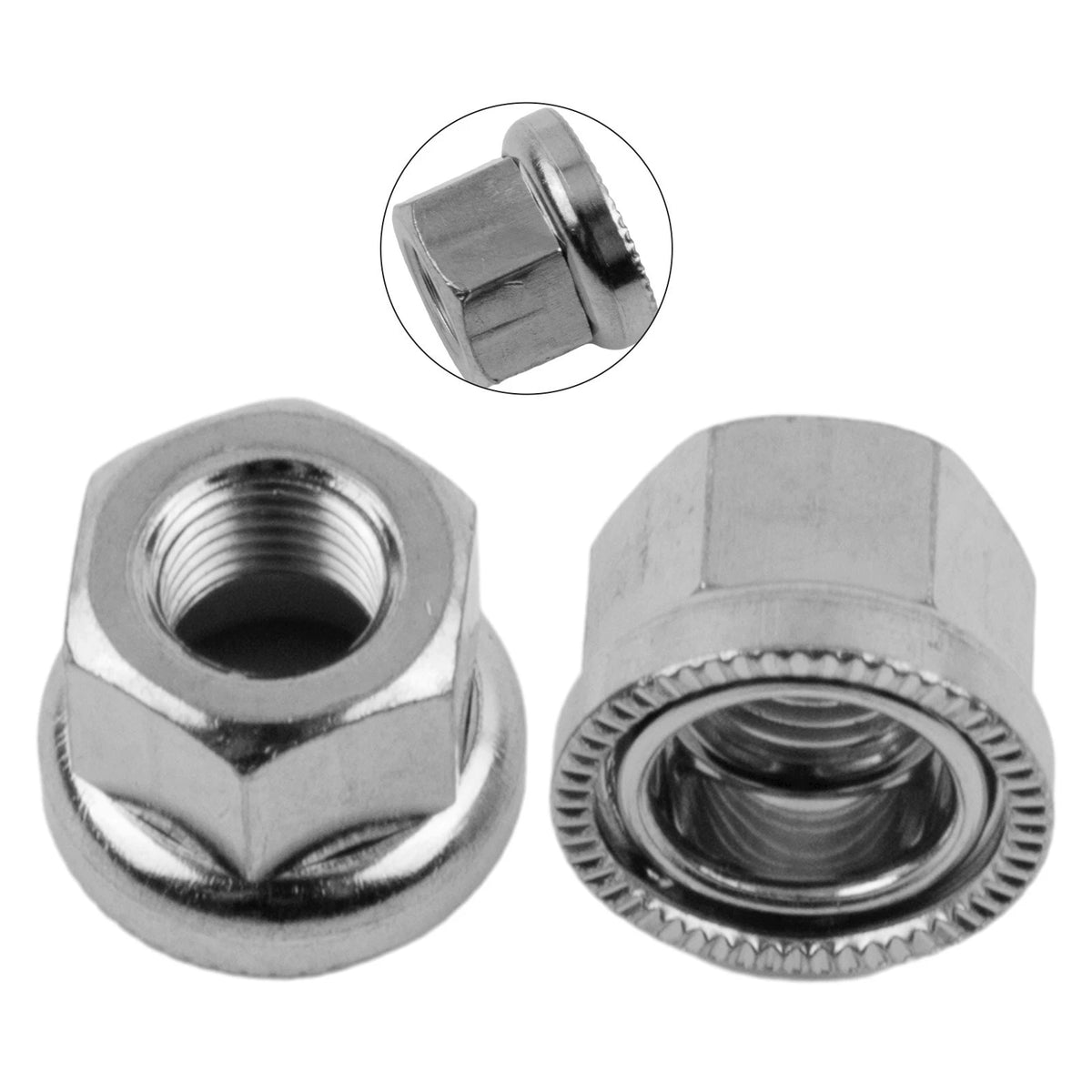 2X Nut Screw M9 for MTB Bikes Hubs Series Motors
