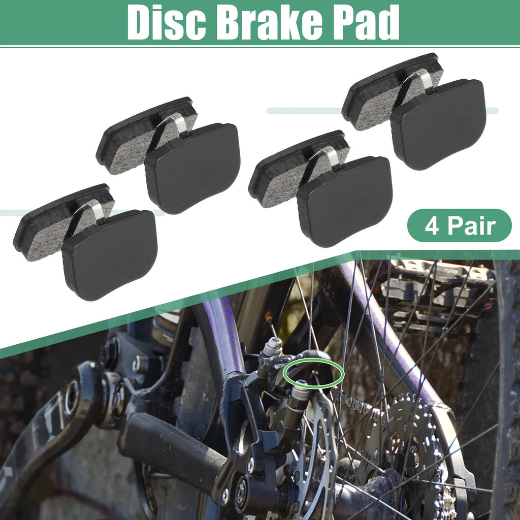 Brake Pads Front Pair Replacement Semi Metallic with Springs for Boli (—)