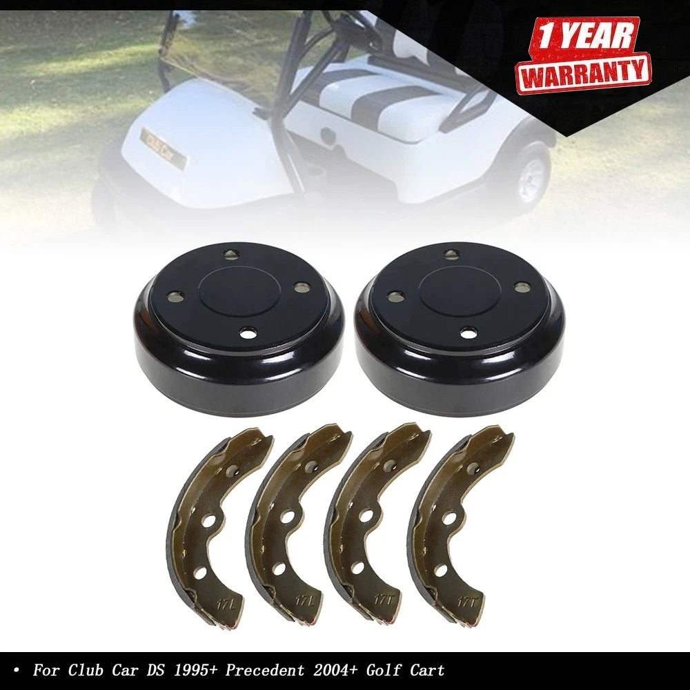 Brake Shoes Drums Kit for Club Car DS (1995–Present) Precedent (2004–Present)