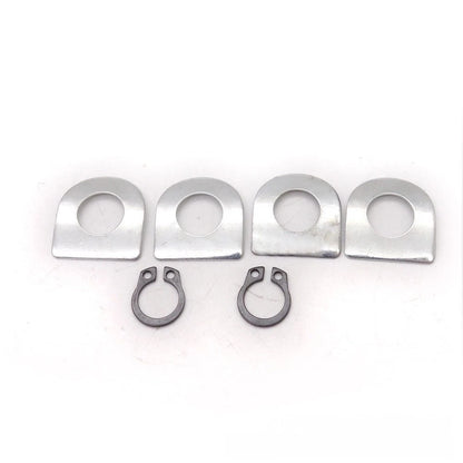 Electropolished Pedal Metal Footrest Parts Compact Design Robust Construction