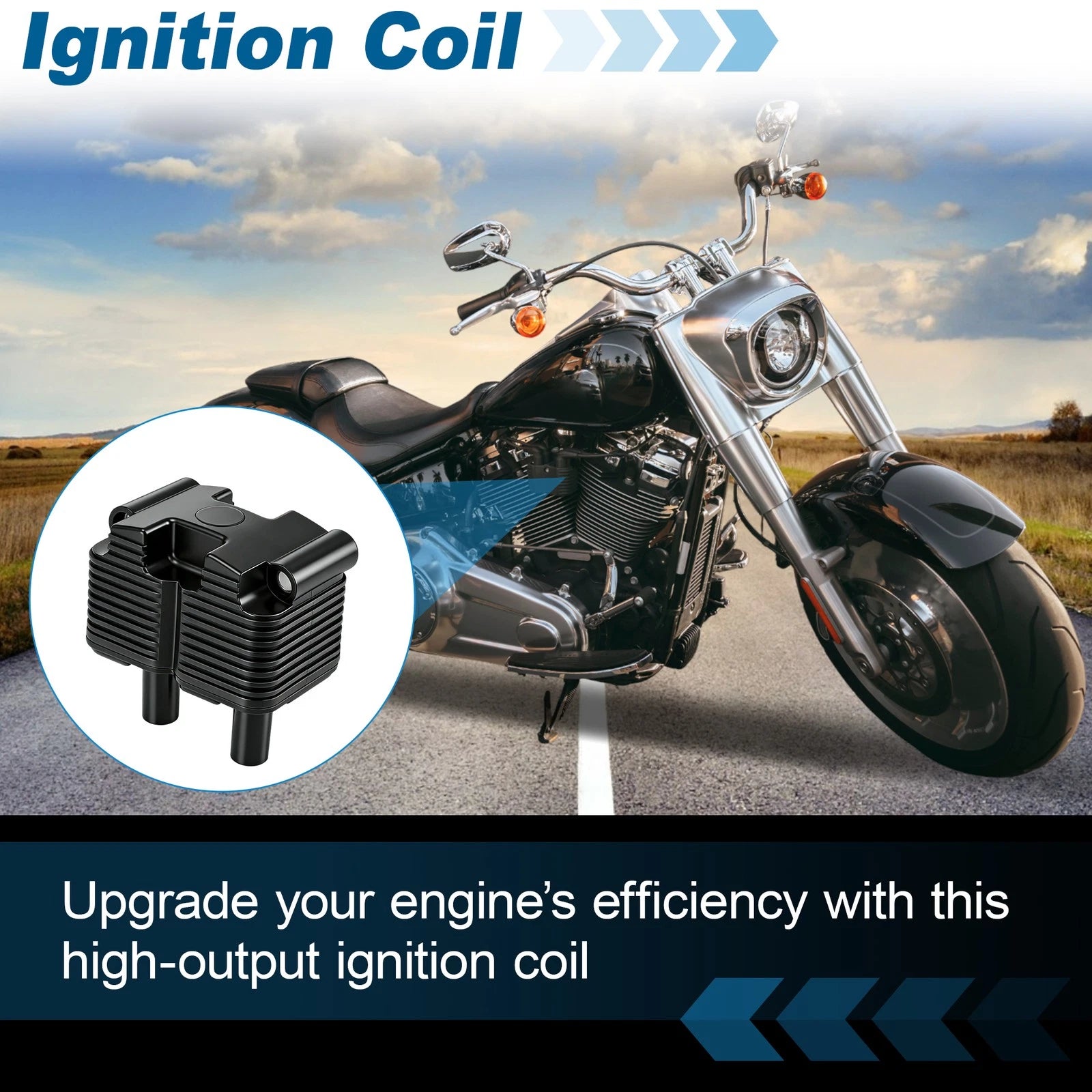 Ignition Coil for Harley Davidson Dyna (1999–2005) 21020225