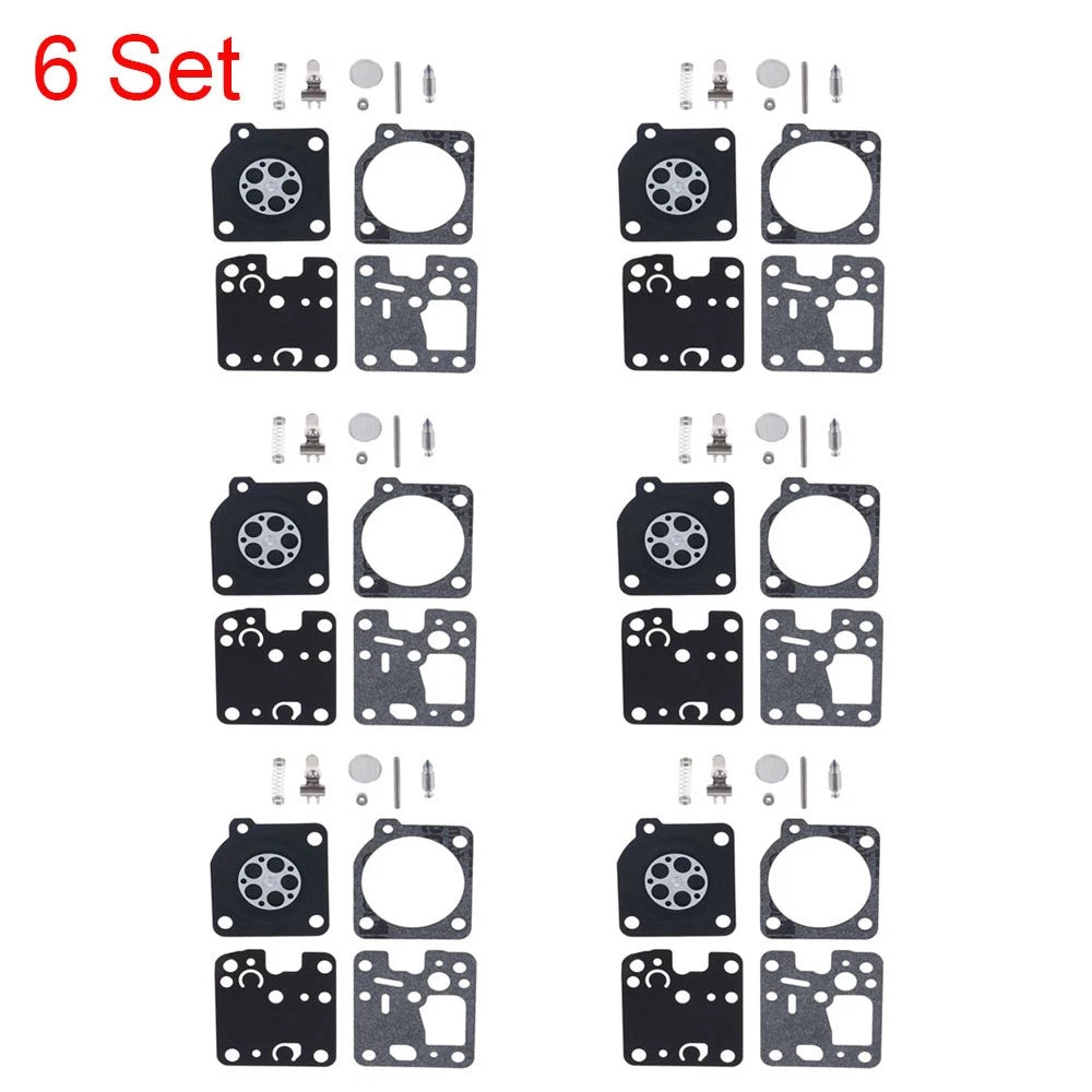 6X Carburetor Repair Kit for Echo SRM-225 PB-251 GT-225 (Zama RB-123 RB-188)