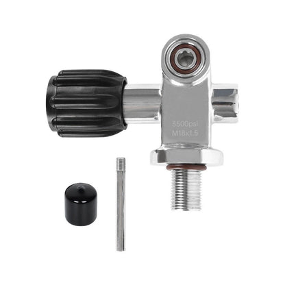 Brass Scuba Diving Tank Valve for Yoke DIN M18x1.5 Thread 250Bar